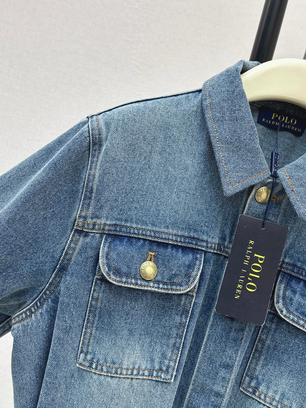 Vintage distressed denim jacket