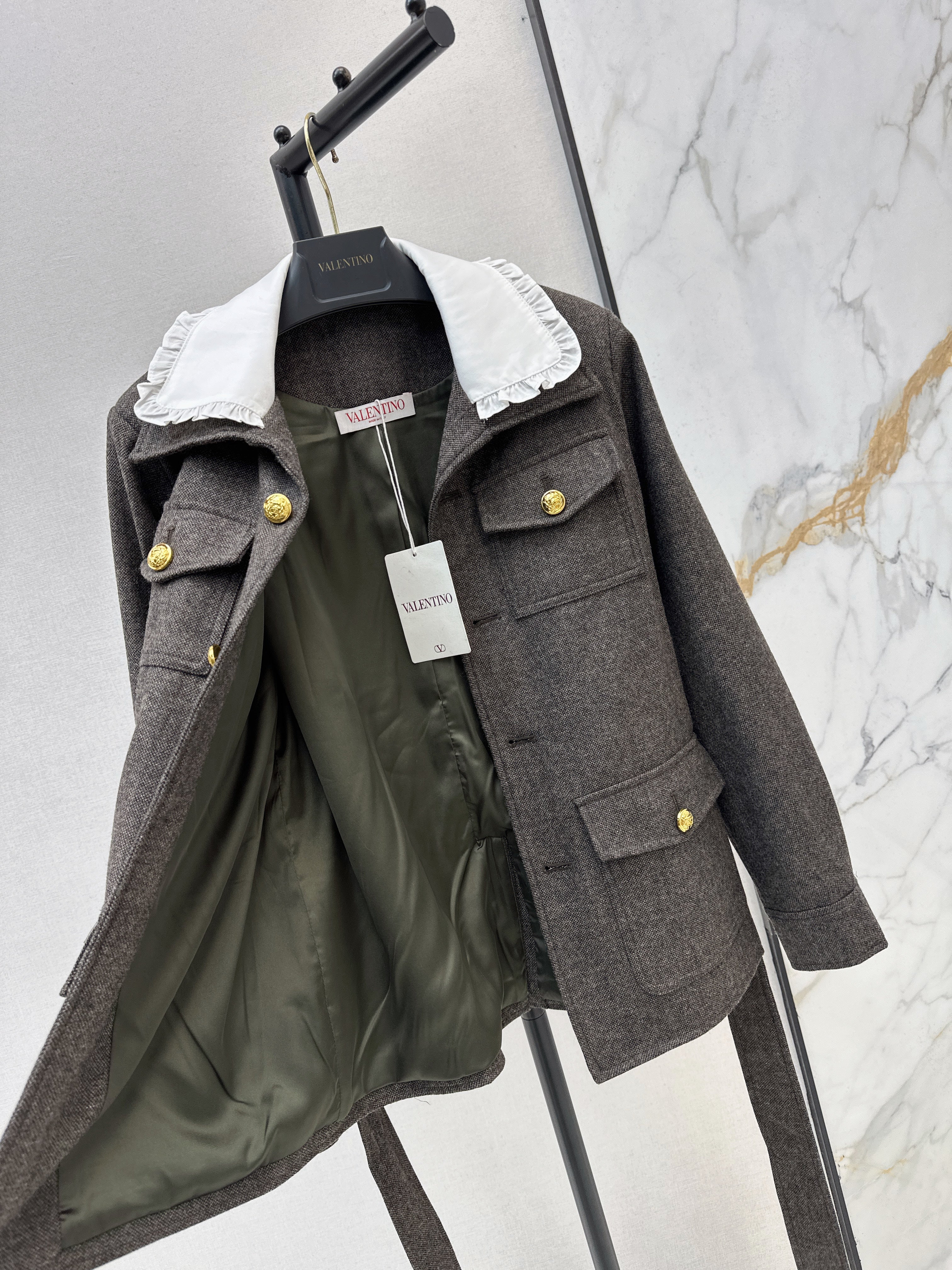 Patchwork four-pocket decorative jacket
