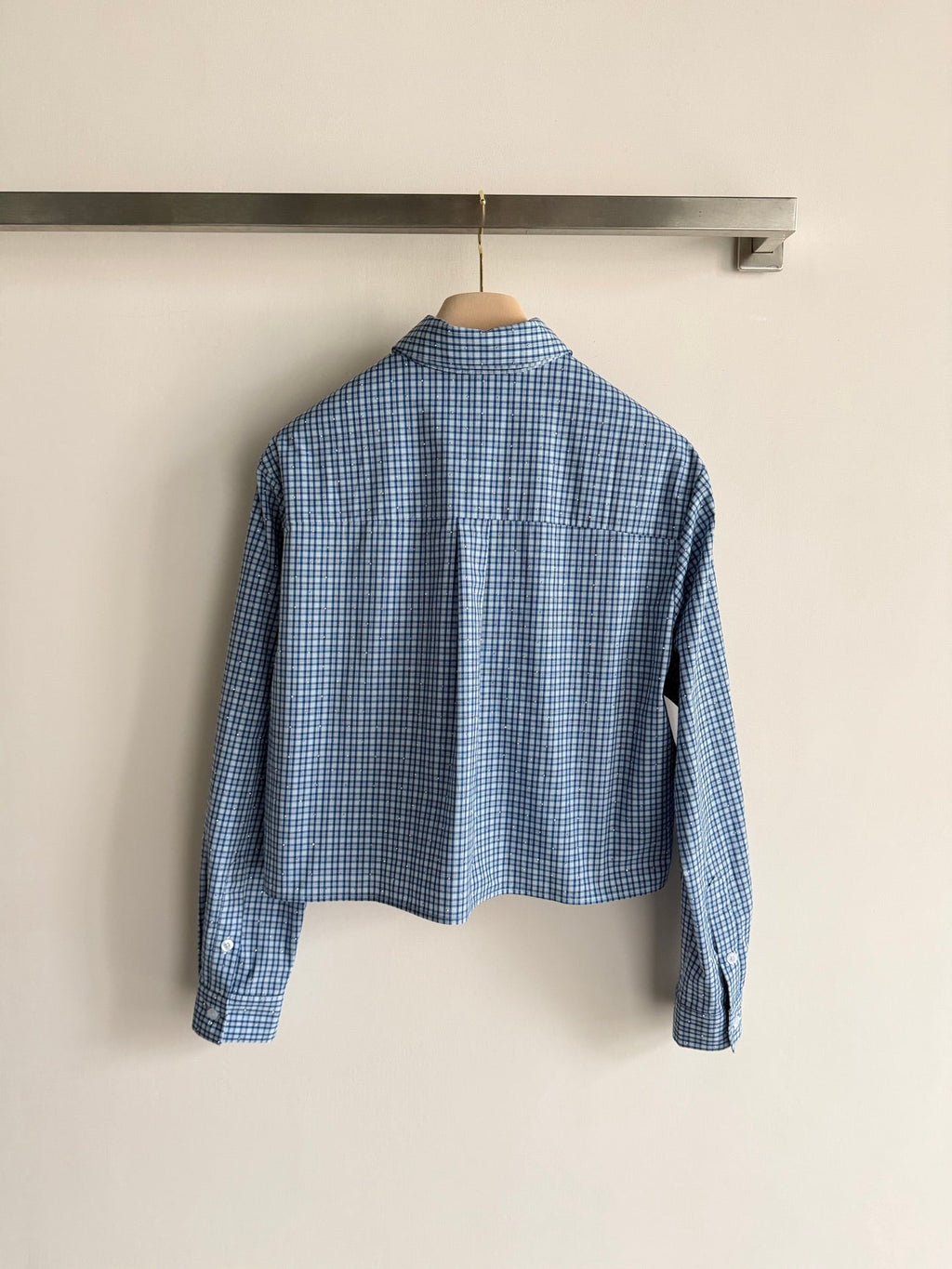 Blue Plaid Shirt