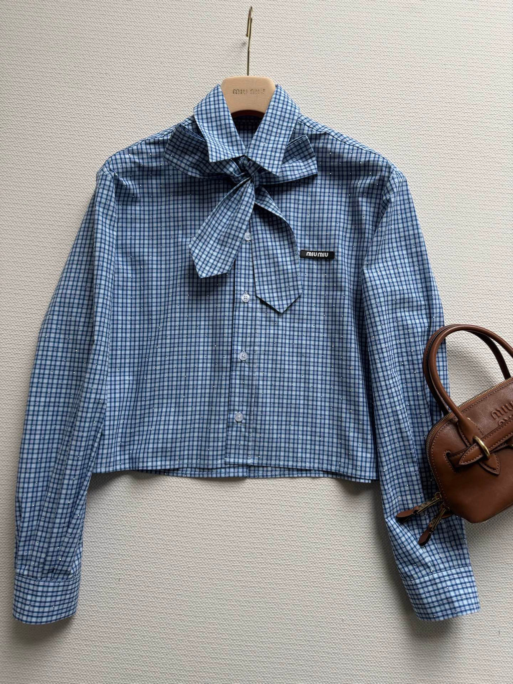 Blue Plaid Shirt