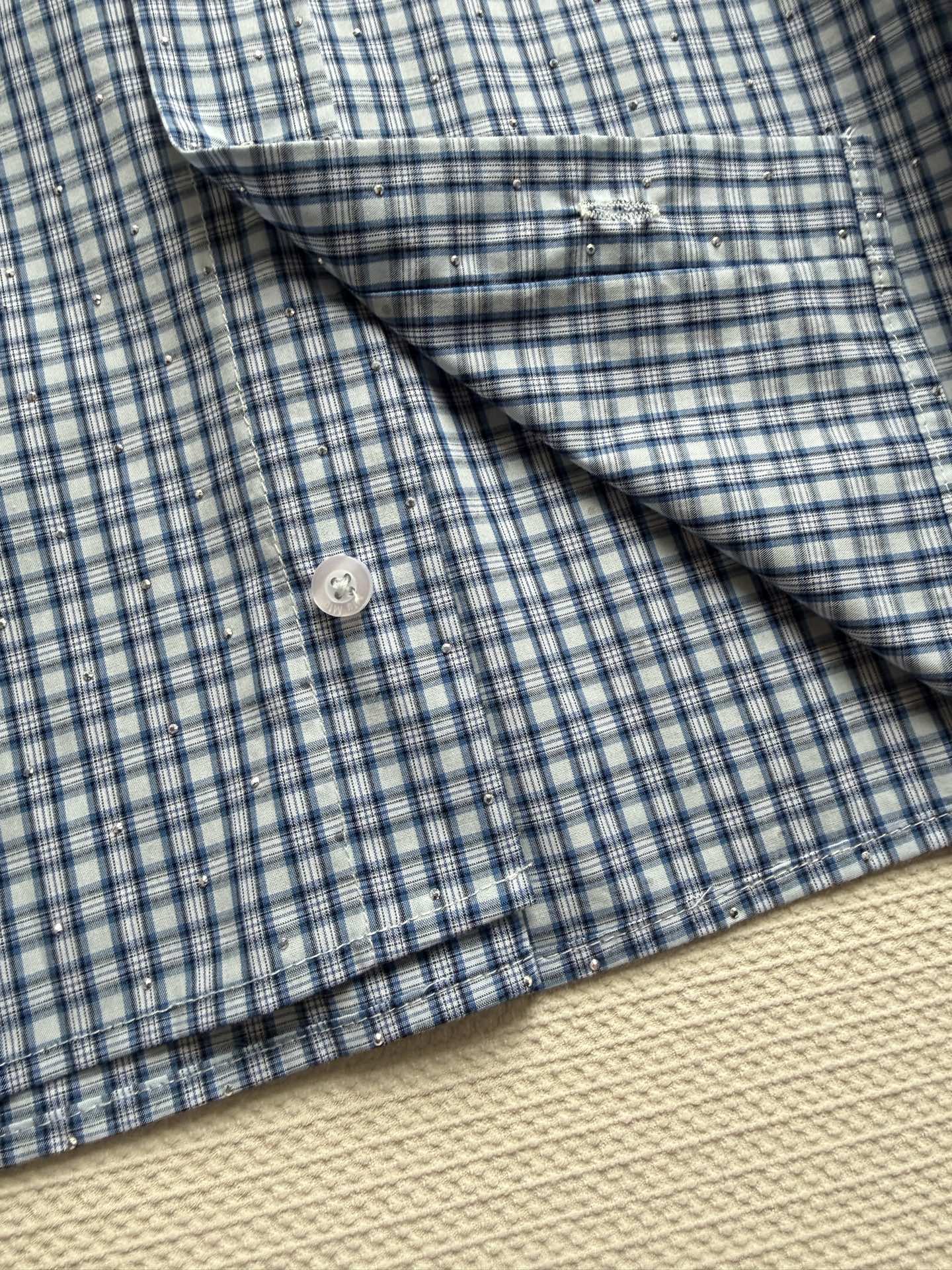 Blue Plaid Shirt