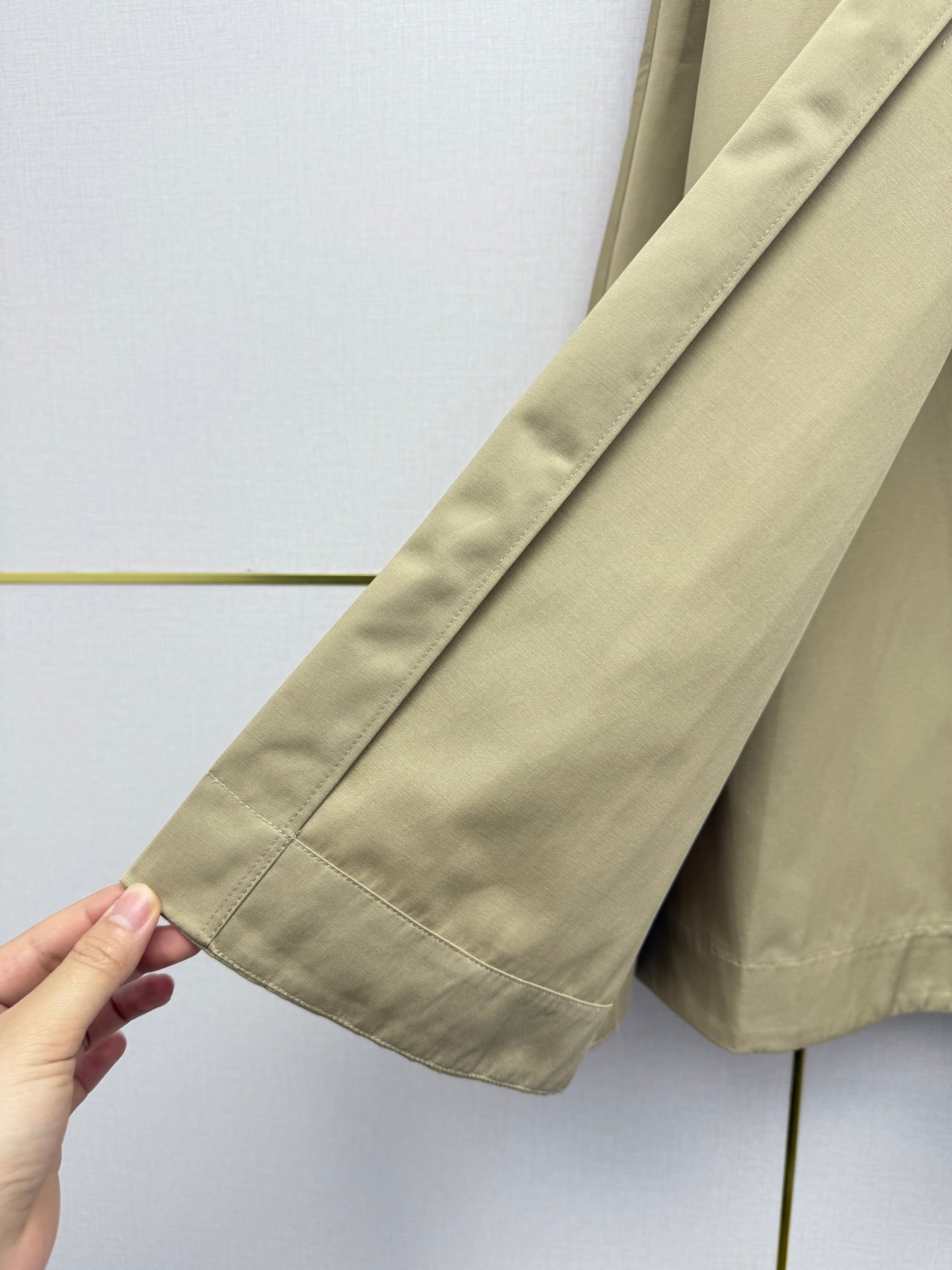 Side-button midi skirt