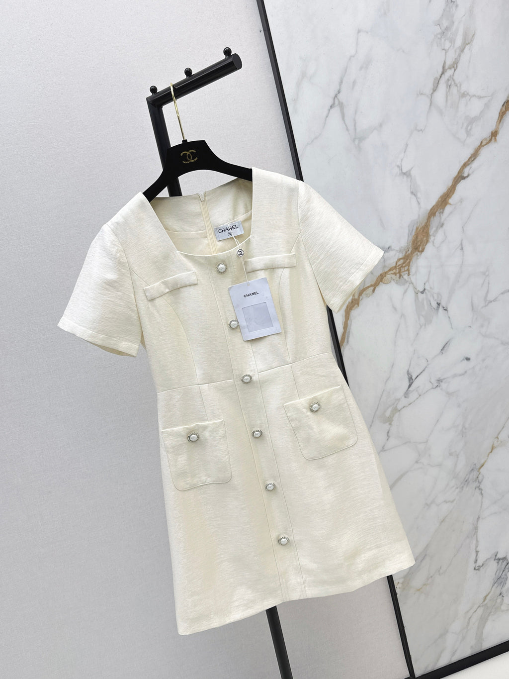 Workwear-style shirt dress