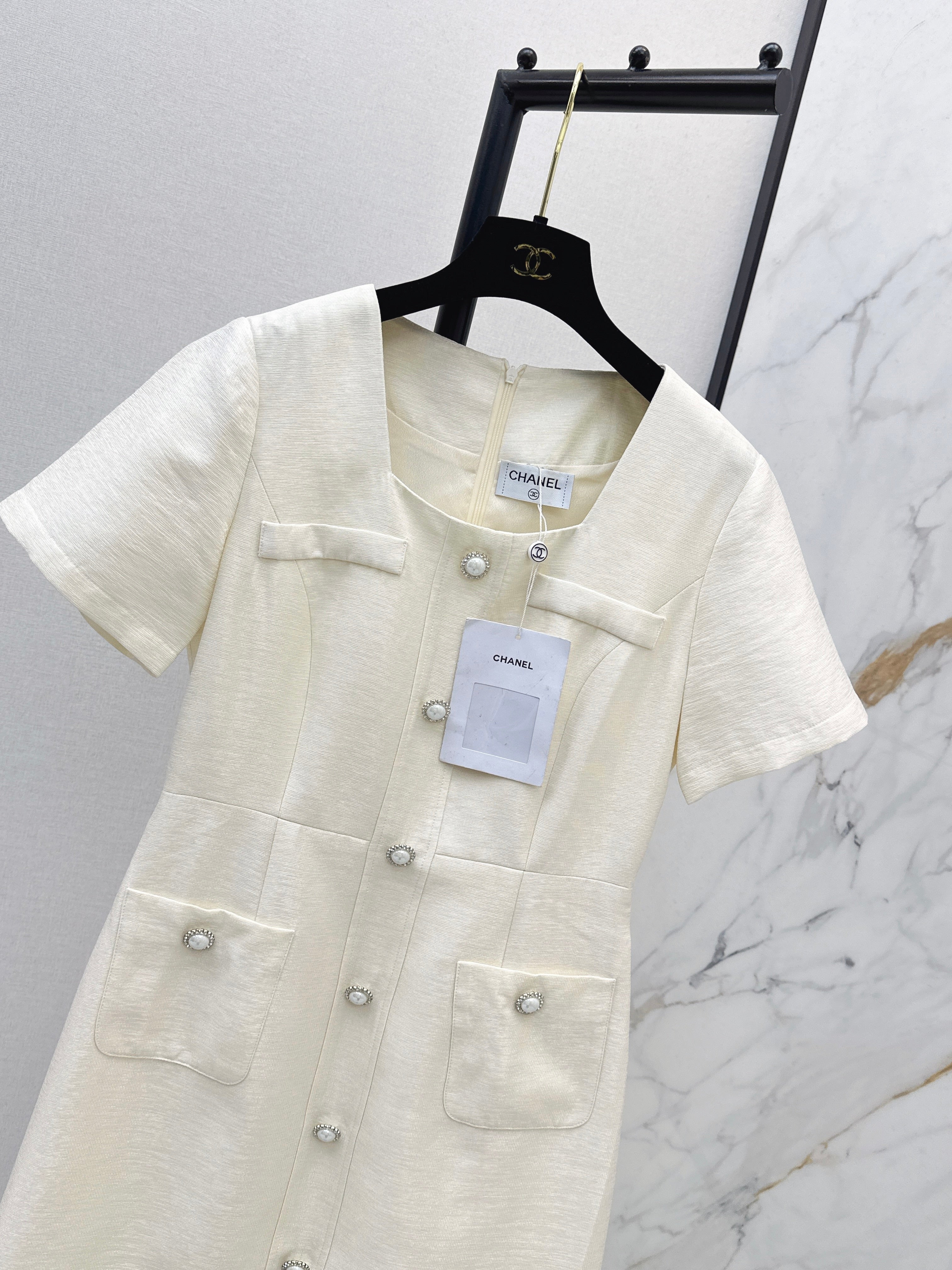 Workwear-style shirt dress