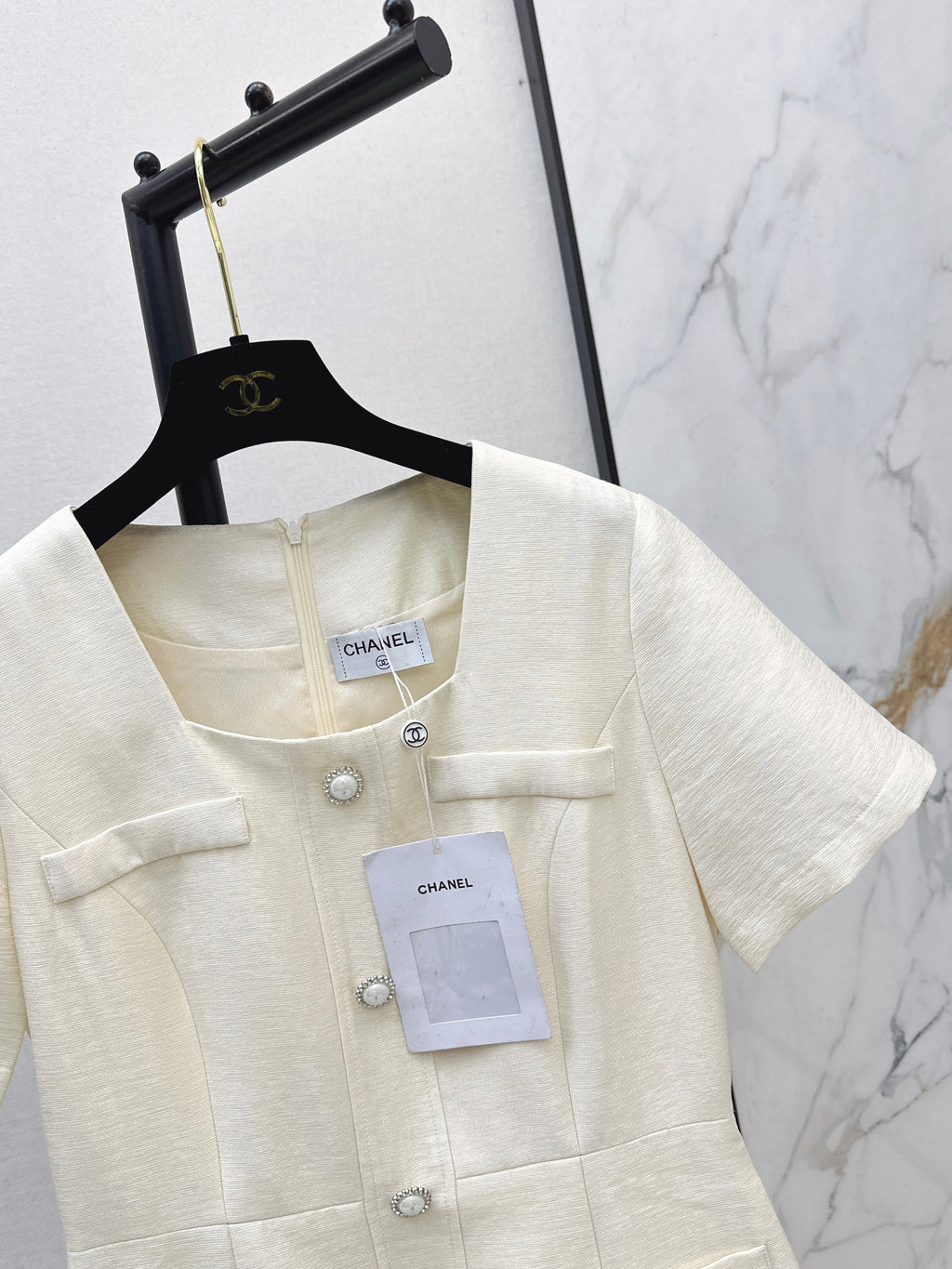 Workwear-style shirt dress