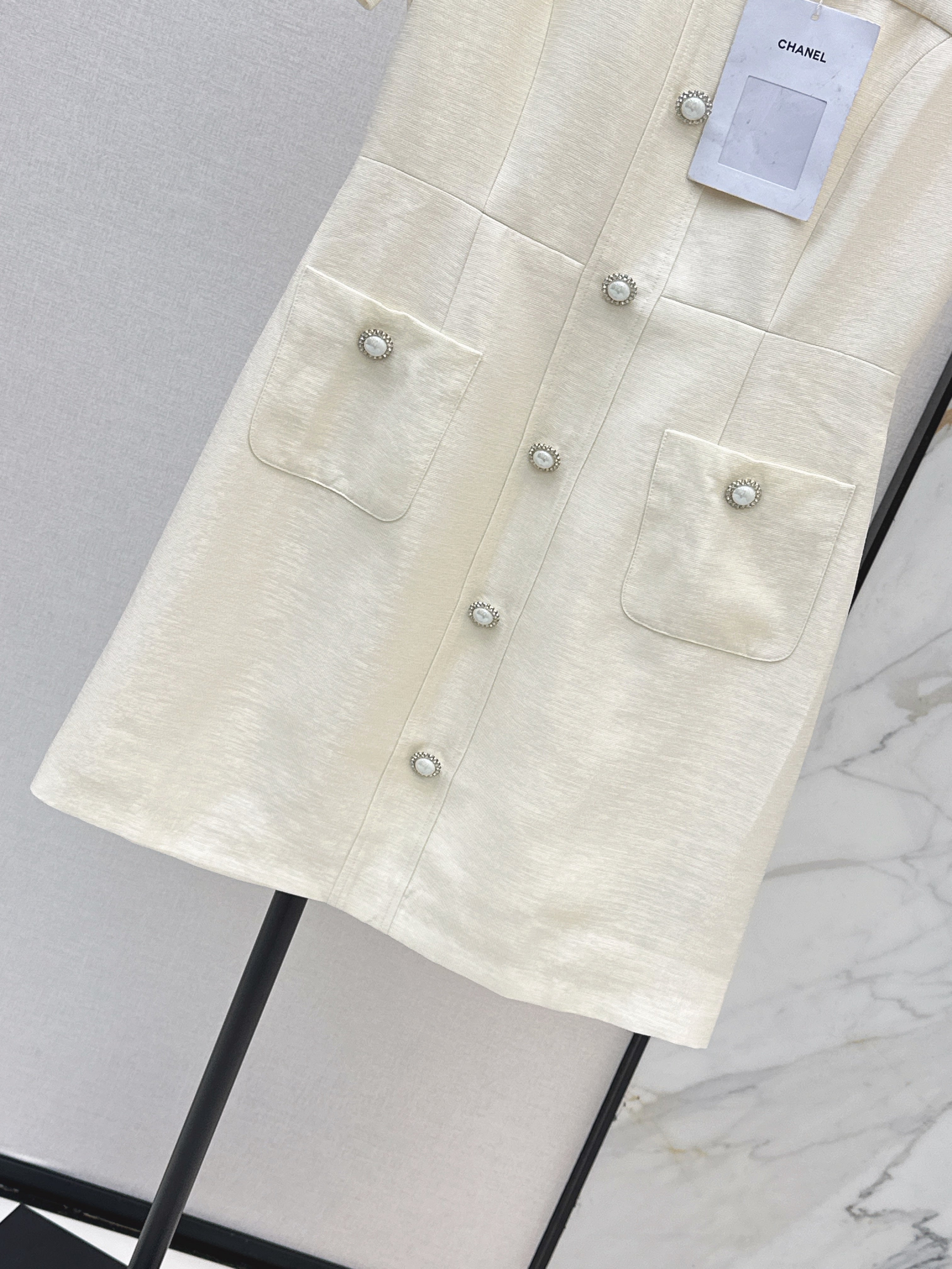 Workwear-style shirt dress