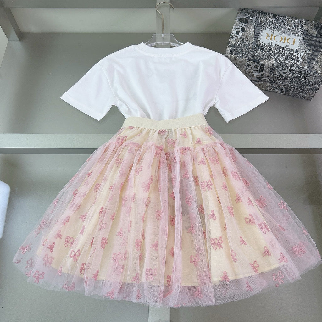 Cat-themed T-shirt + Tutu Skirt