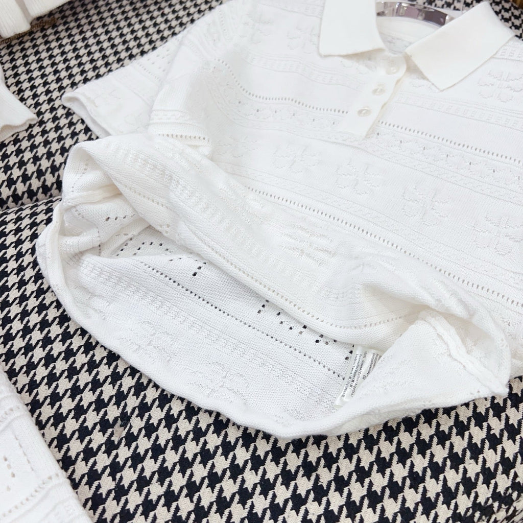 White openwork set