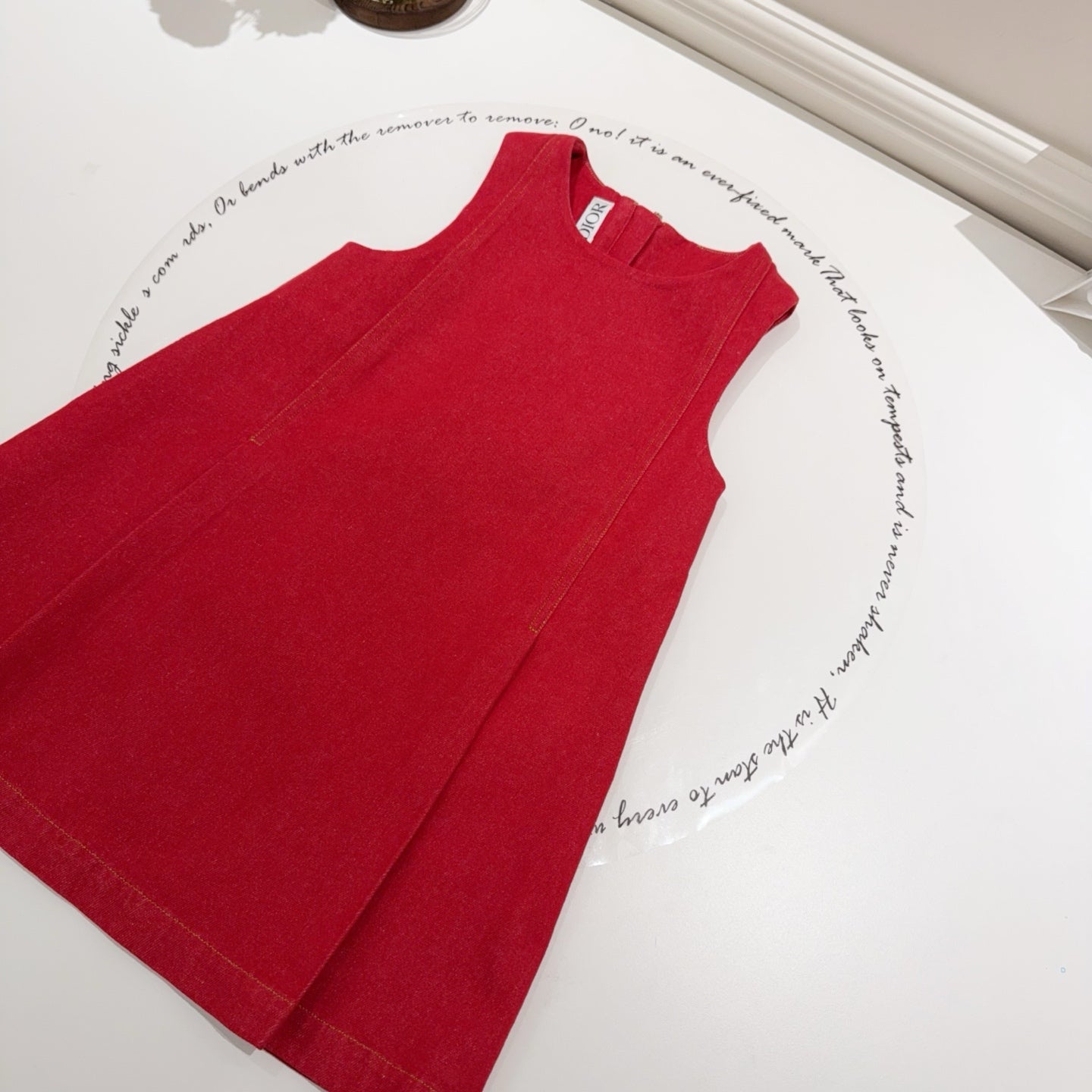 red dress