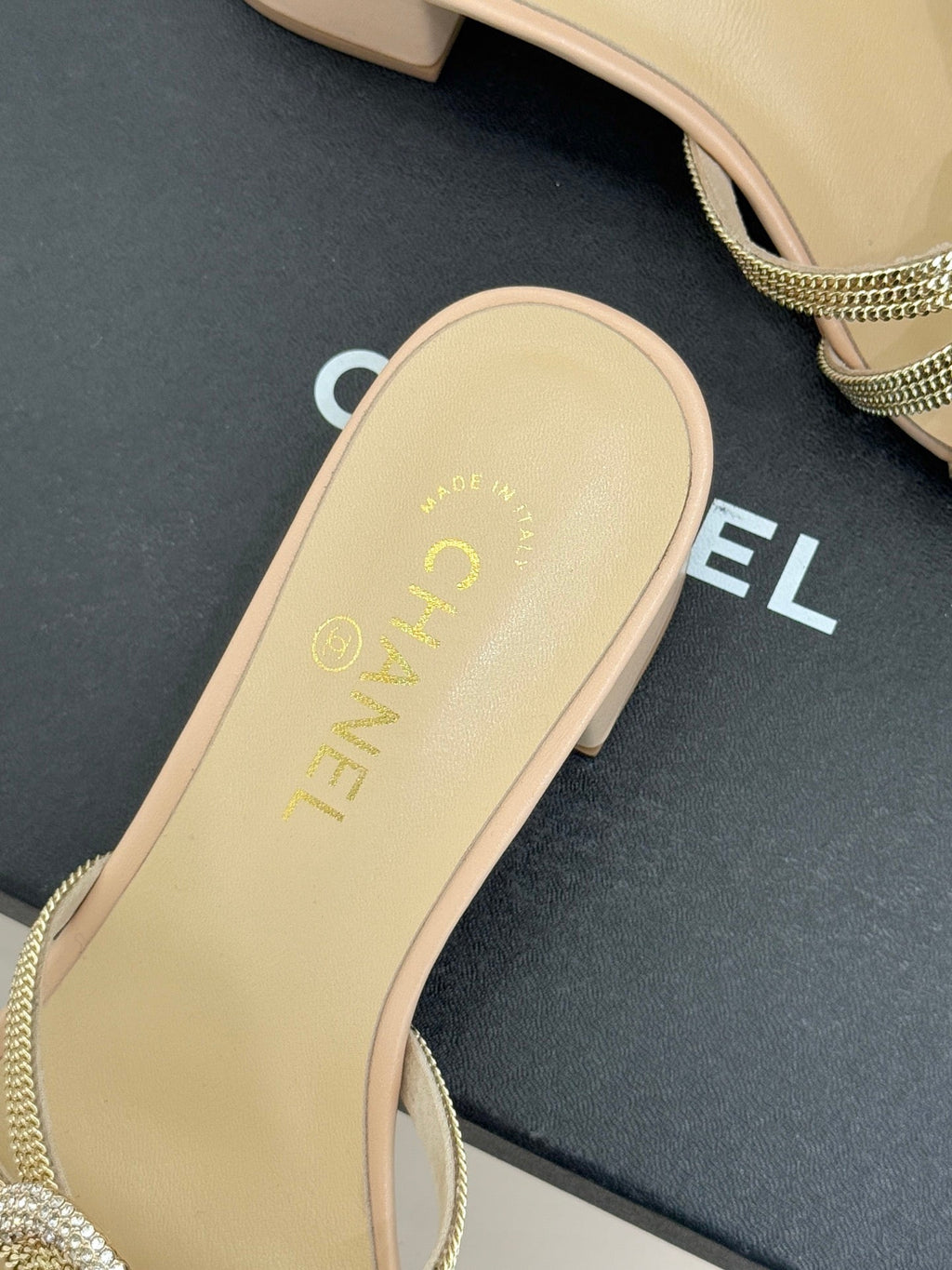 High-heeled sandals