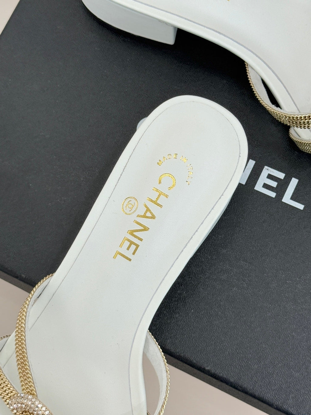 High-heeled sandals