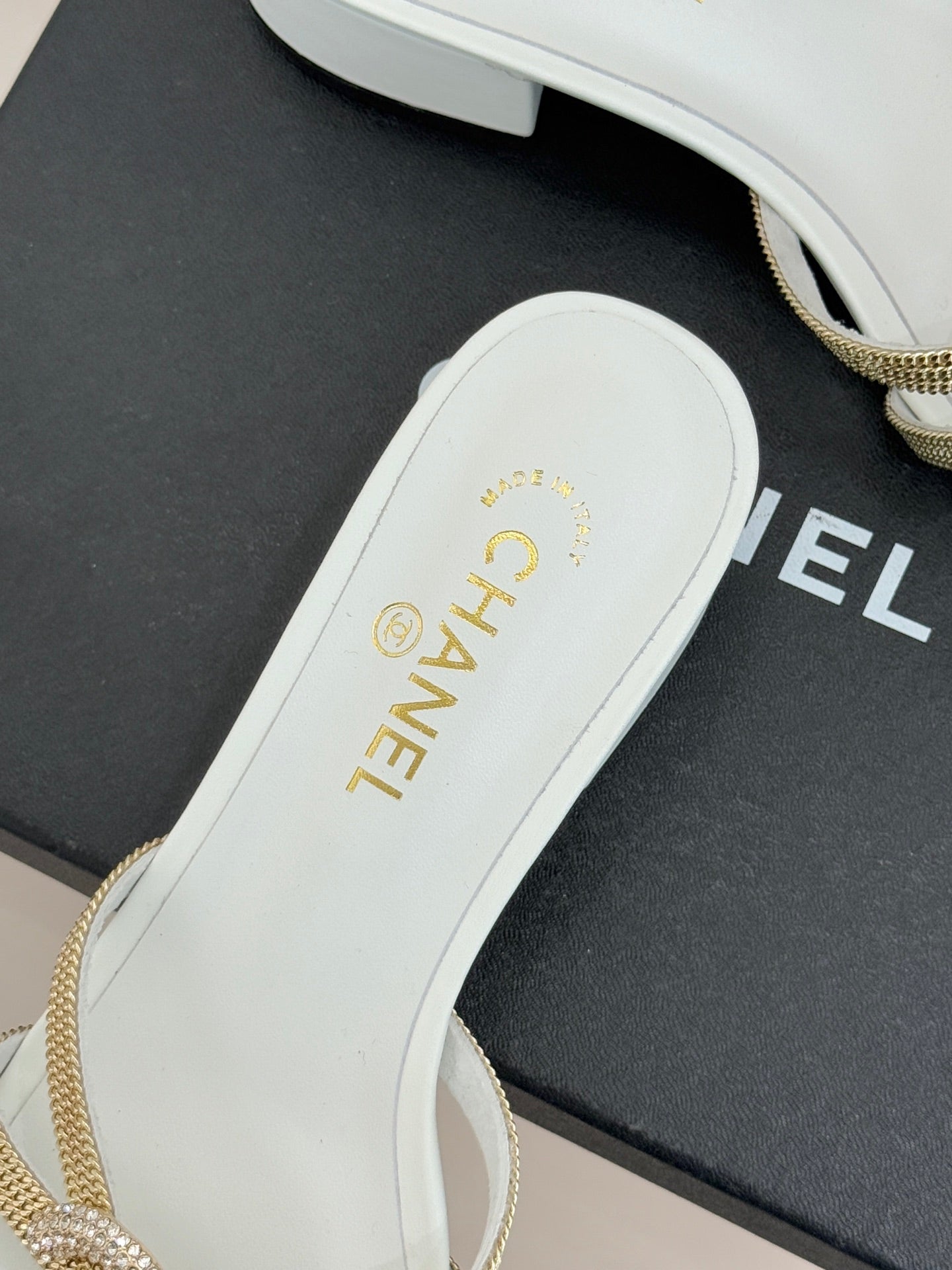 High-heeled sandals