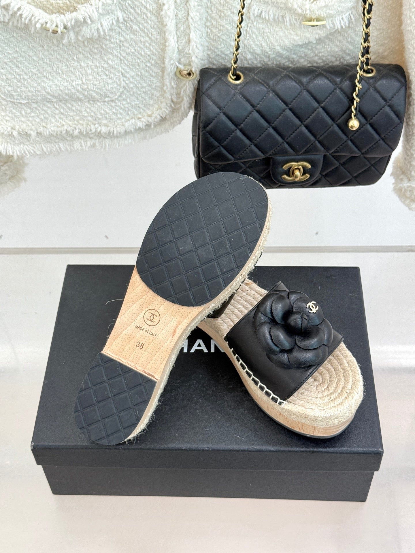 New Spring/Summer Hemp Rope Platform Slippers
