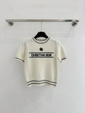 Five-pointed star logo crew neck sweater