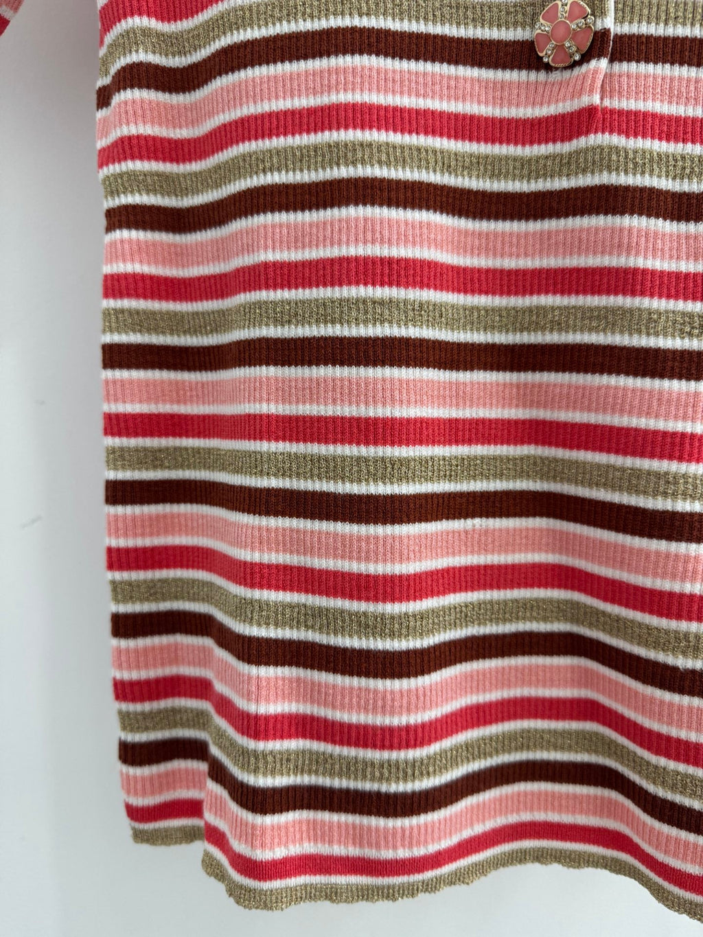 Slim-fit short-sleeved knit top