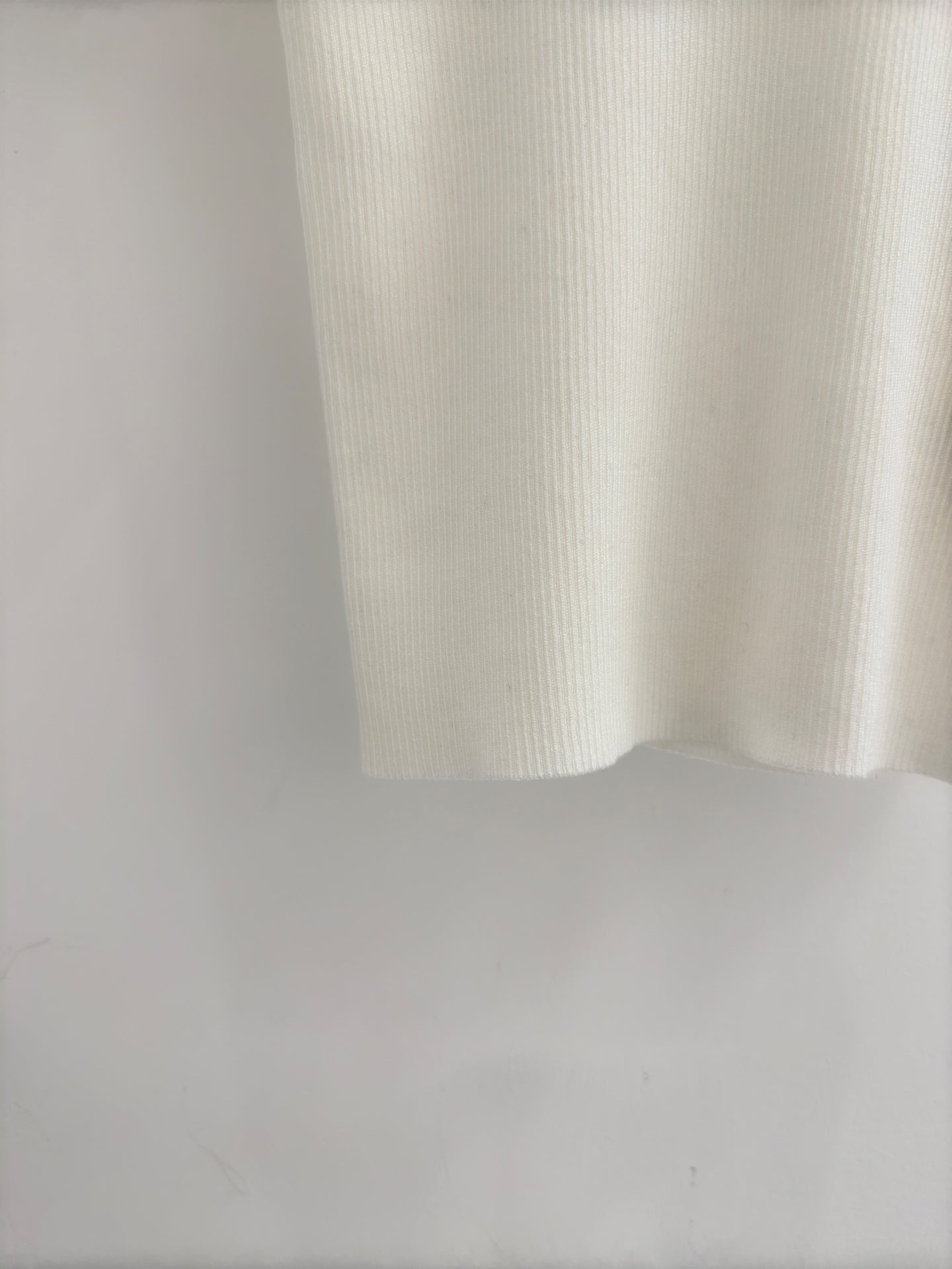 Openwork Pattern Knit Short-Sleeve T-Shirt