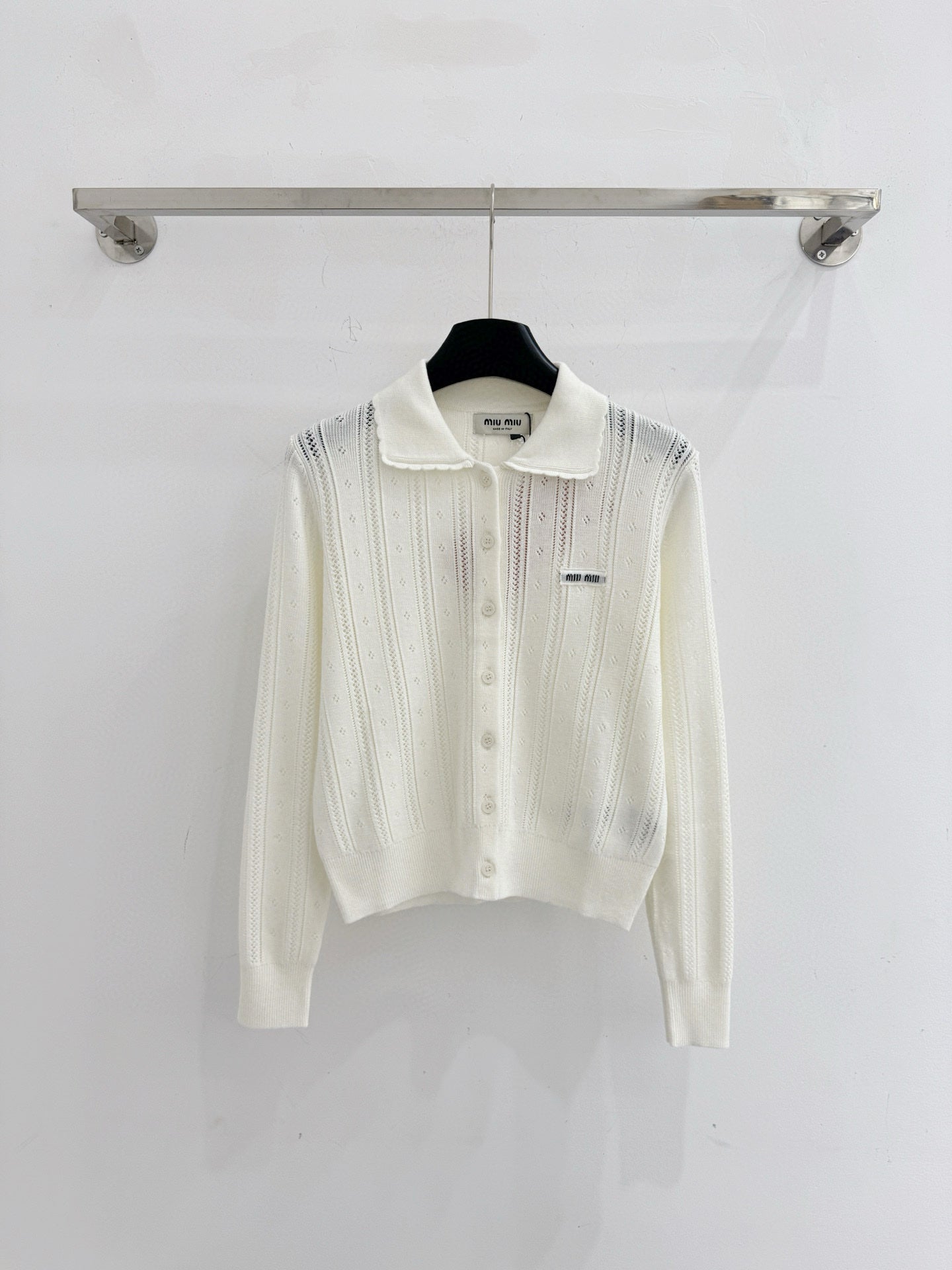 Collared Knit Cardigan
