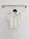 Short-sleeved knitwear