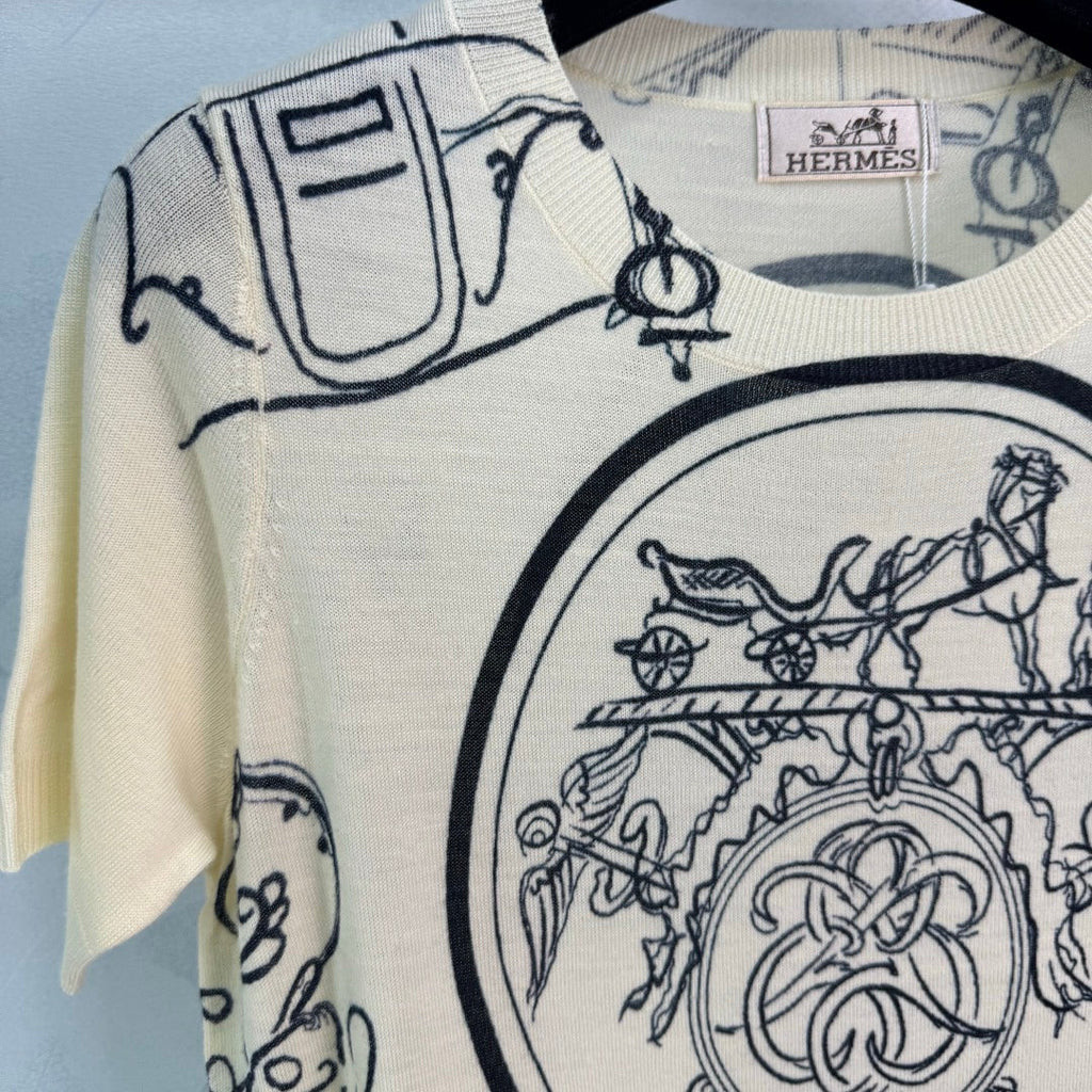 Printed Knit Short-Sleeve T-Shirt