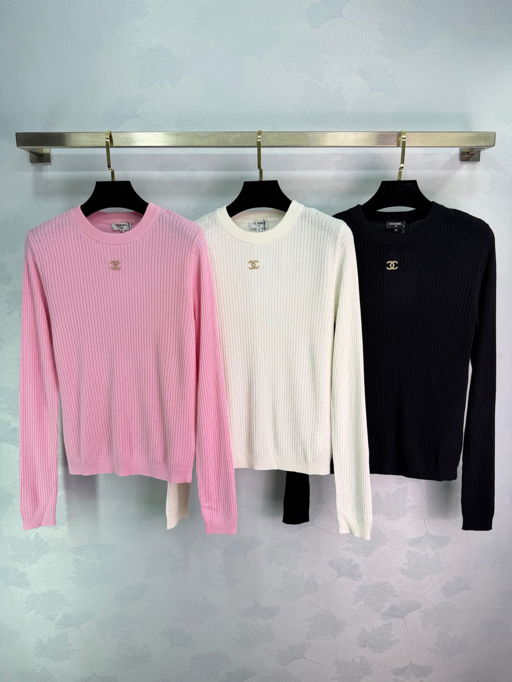 Classic ribbed knit sweater