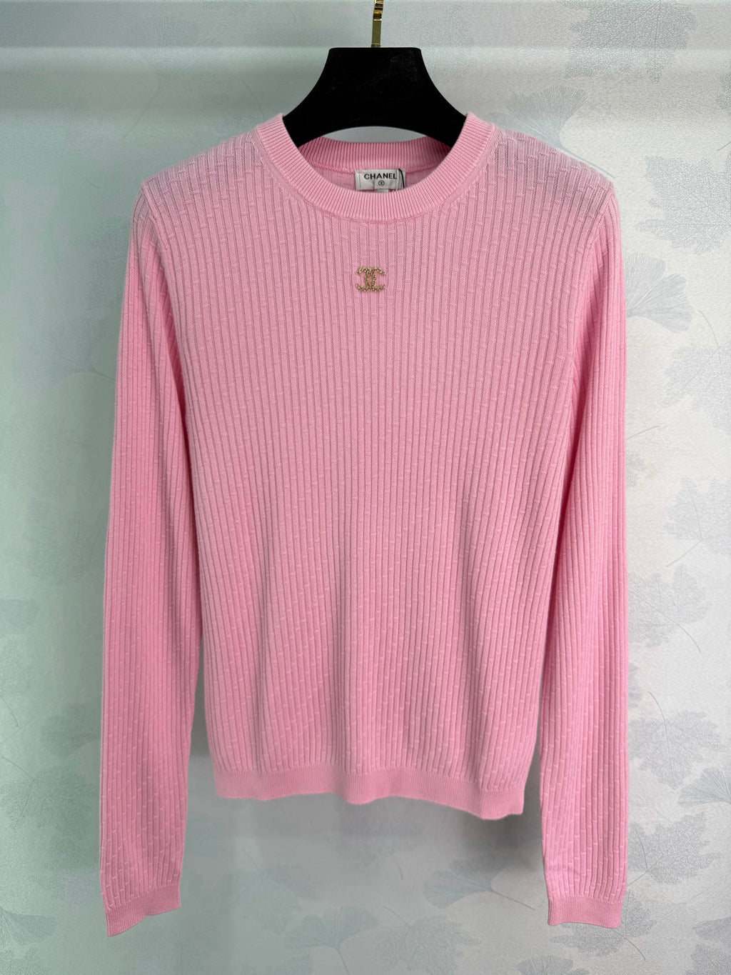 Classic ribbed knit sweater