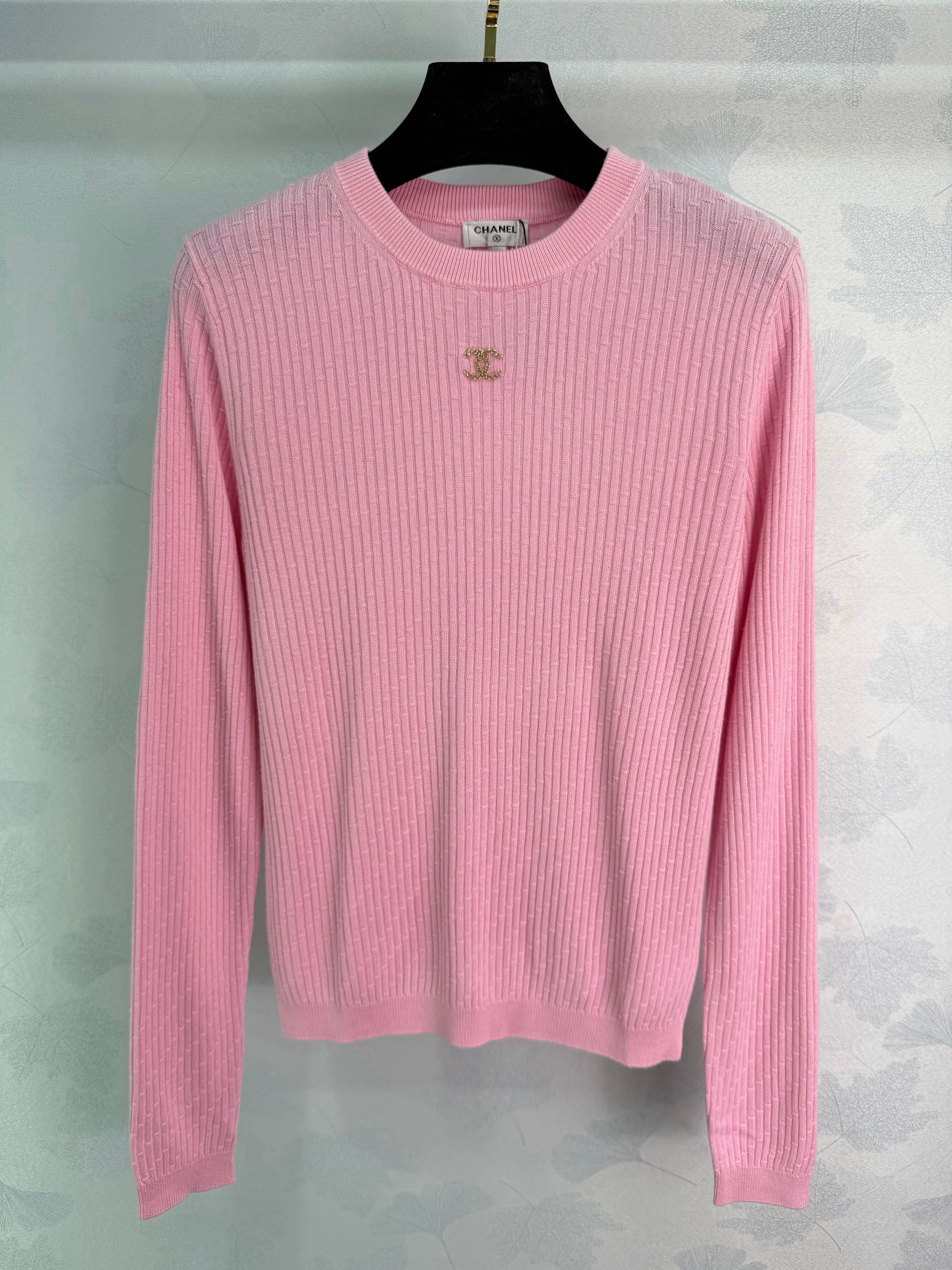 Classic ribbed knit sweater