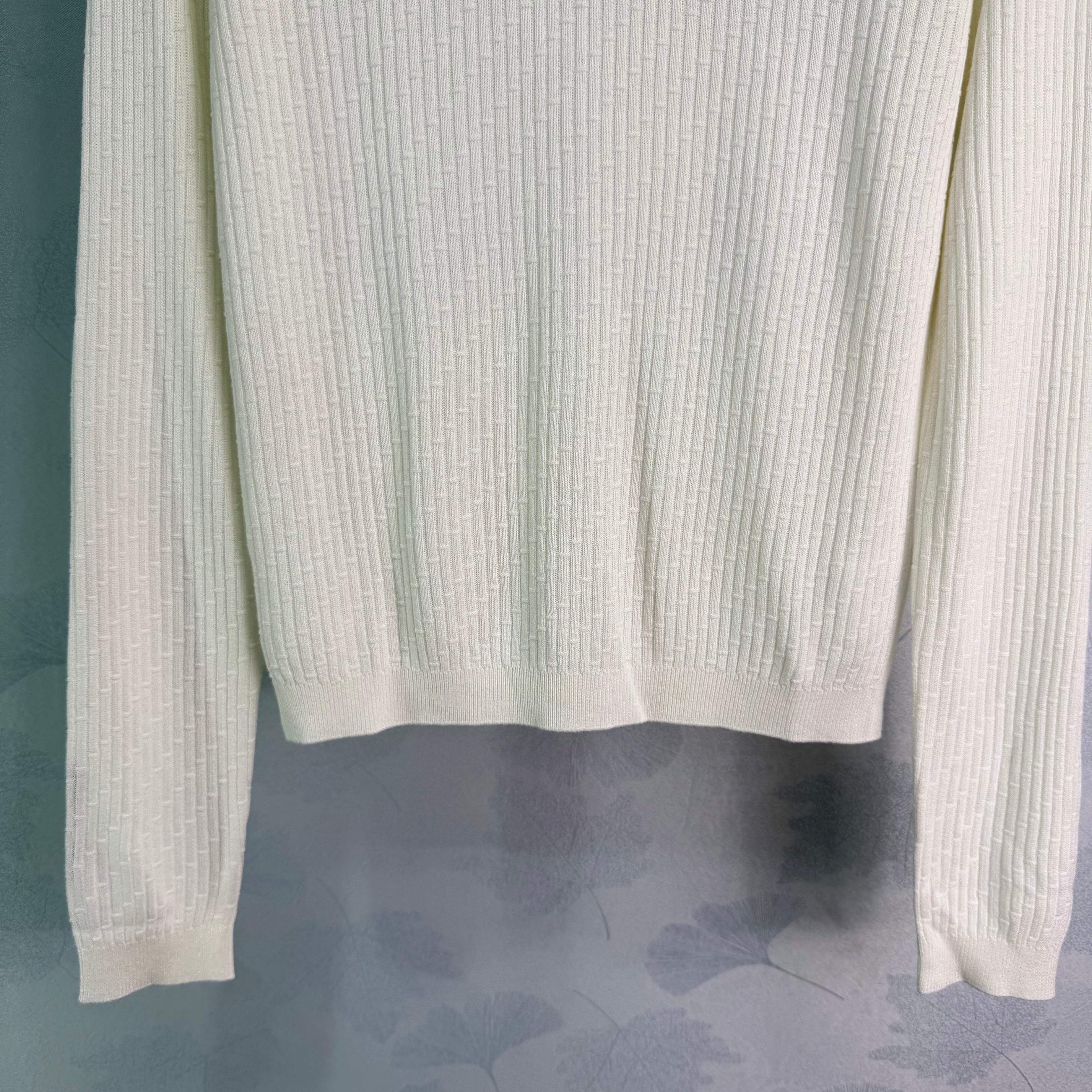 Classic ribbed knit sweater