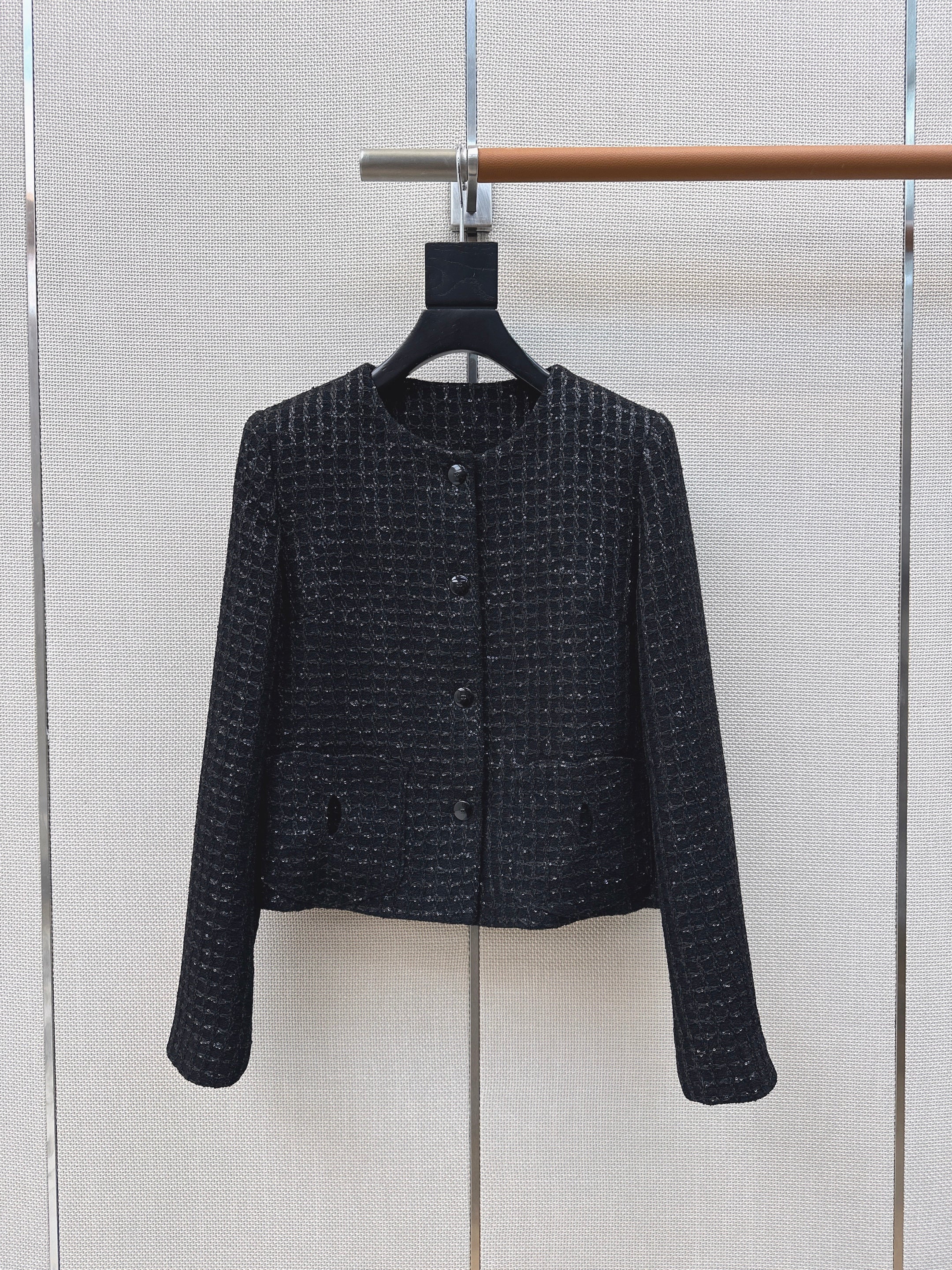 Woven tweed jacket