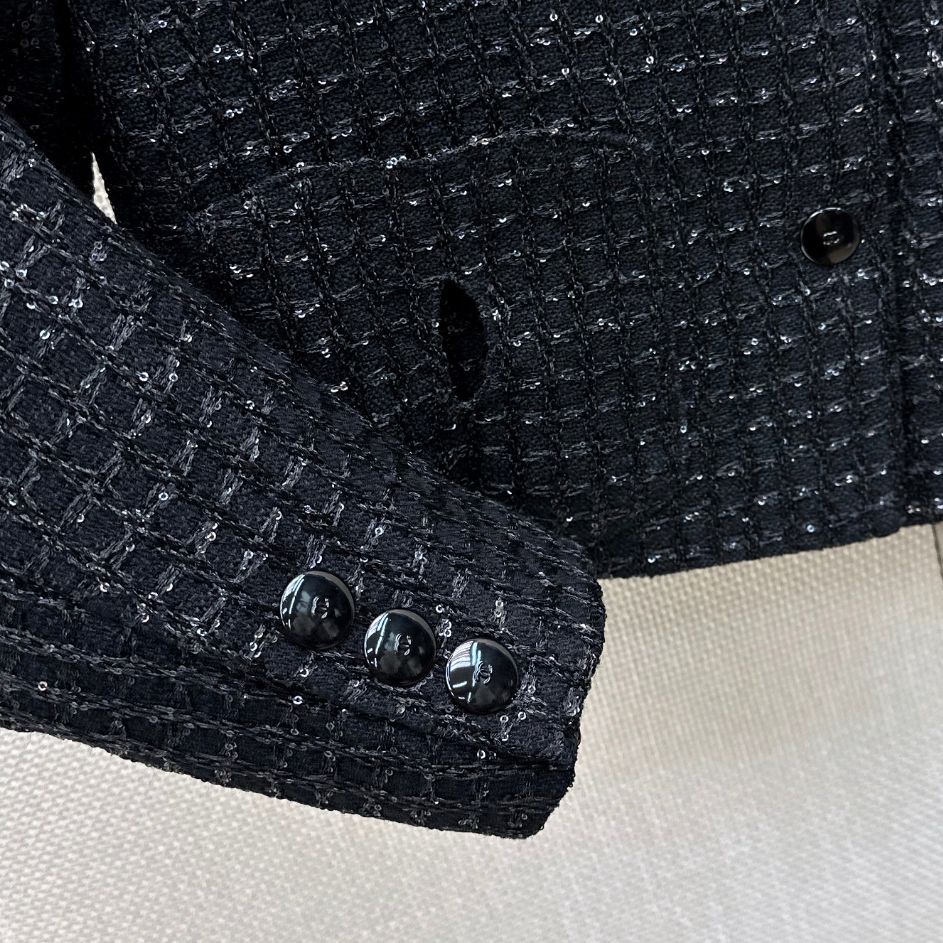 Woven tweed jacket