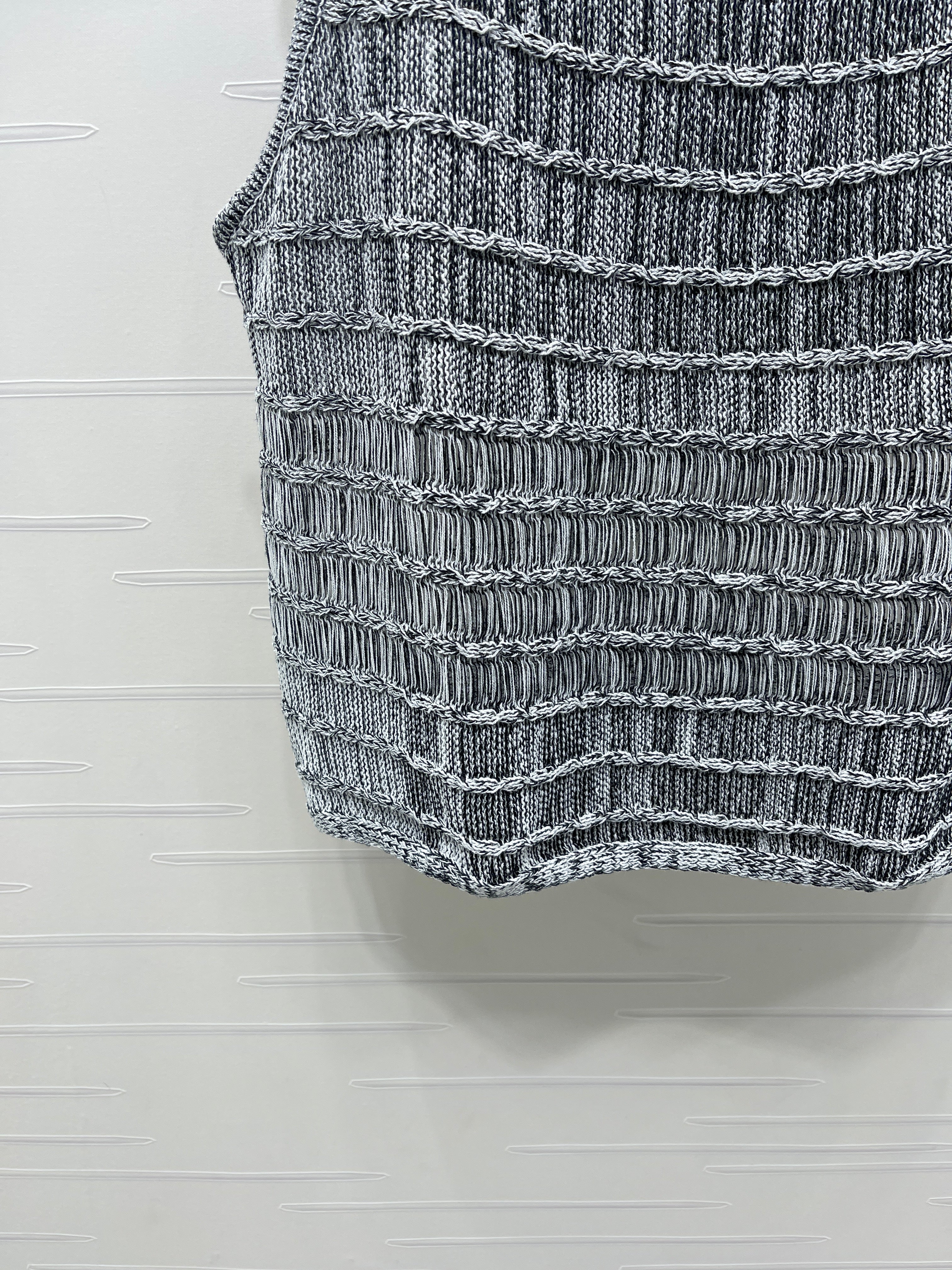 Knitted Crew Neck Vest