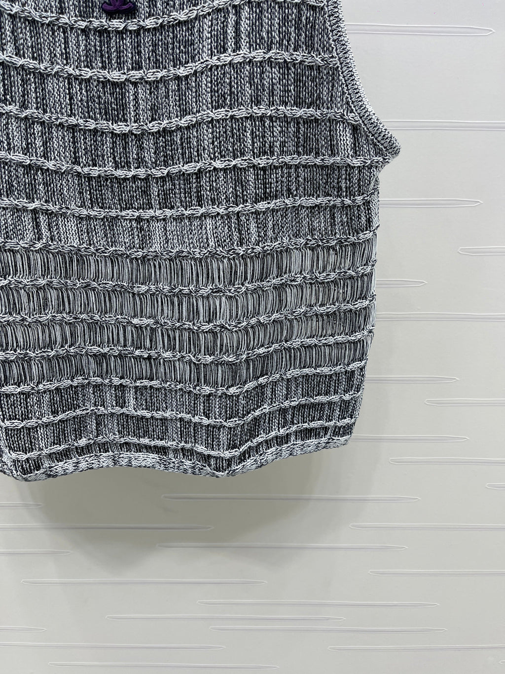 Knitted Crew Neck Vest