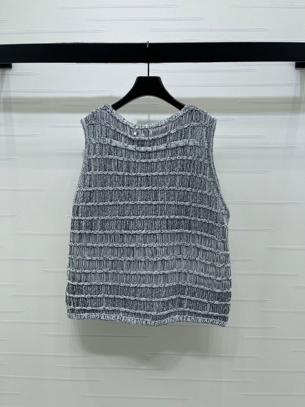 Knitted Crew Neck Vest