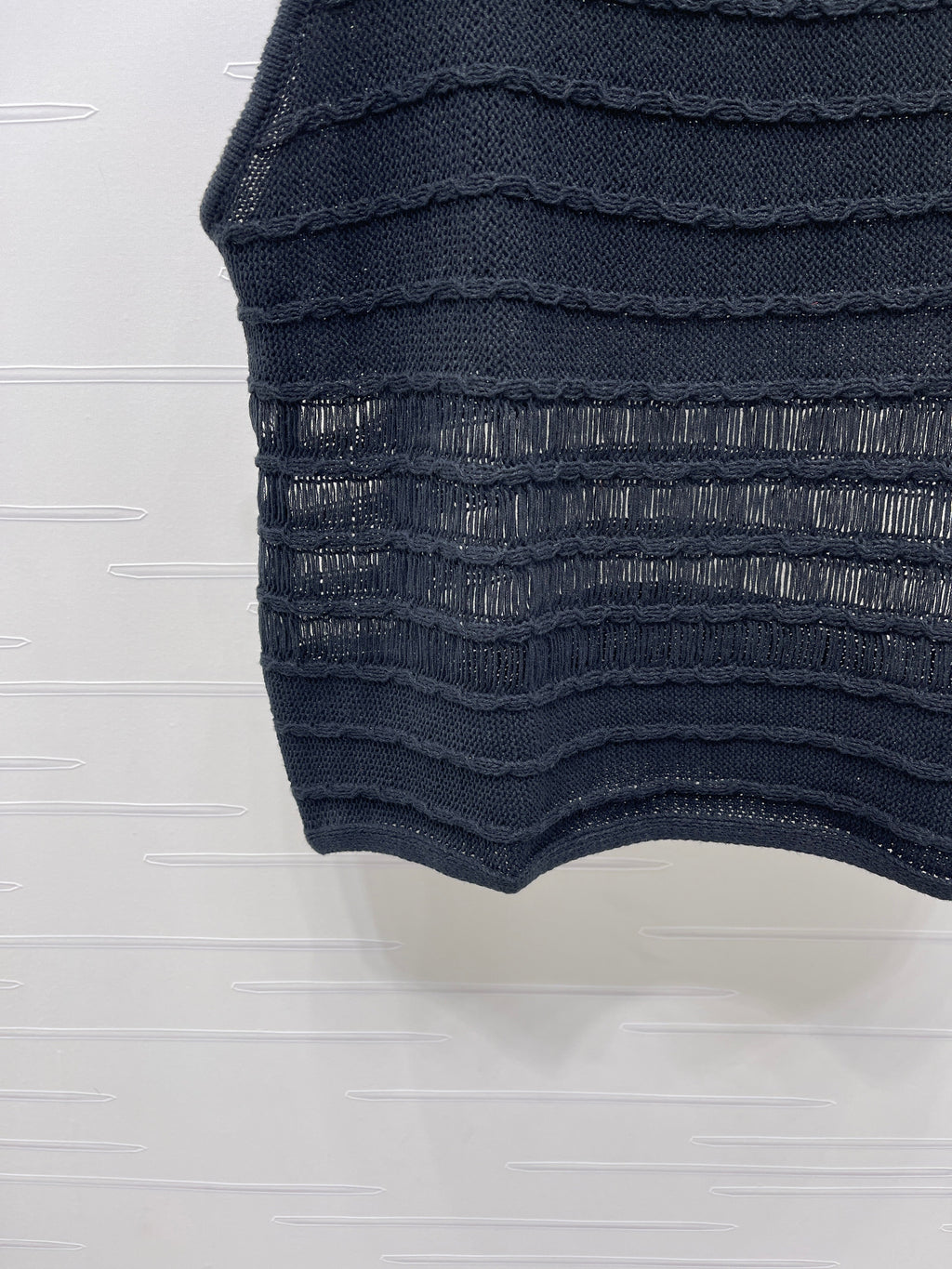 Knitted Crew Neck Vest