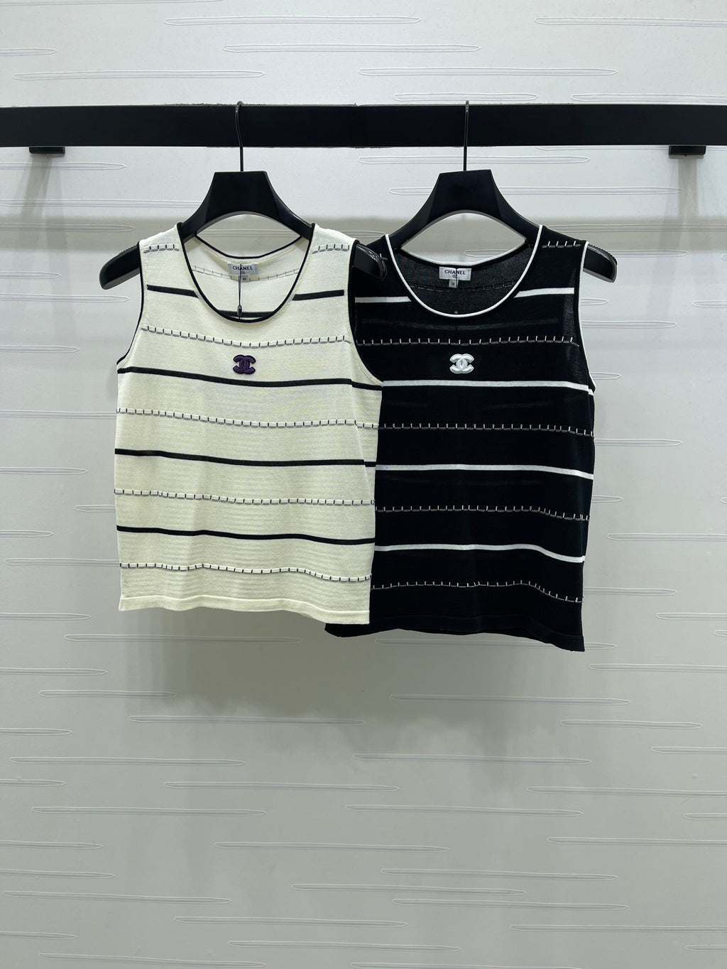 Knitted Striped Vest