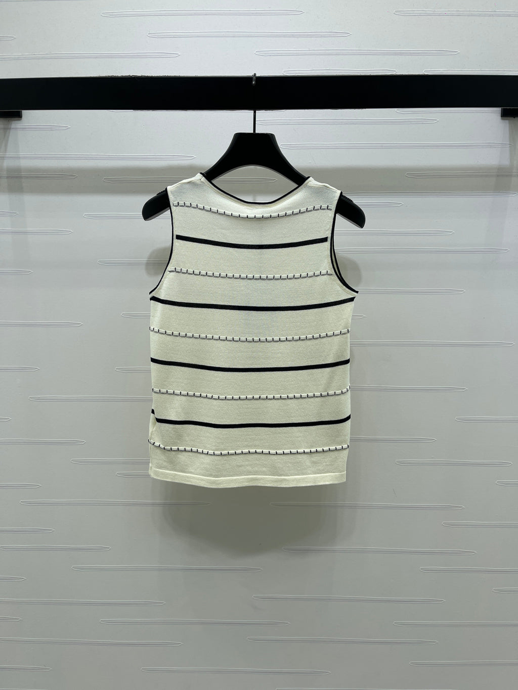 Knitted Striped Vest