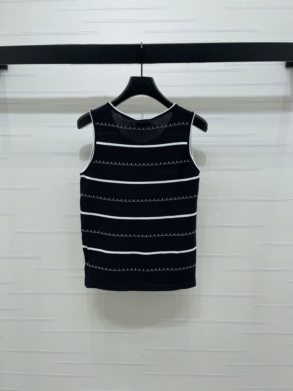 Knitted Striped Vest