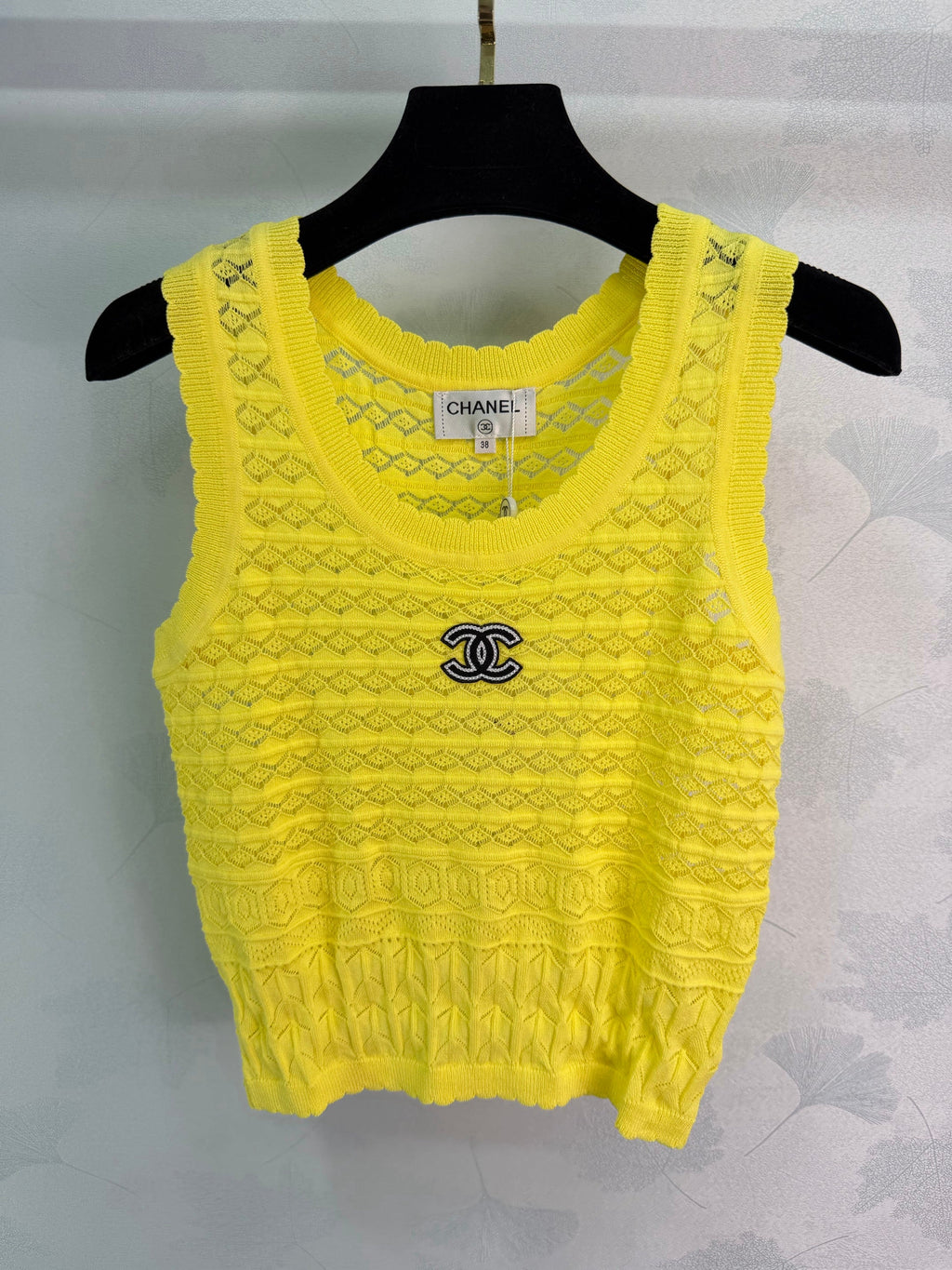 Knitted Openwork Vest