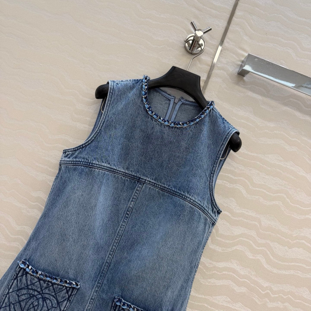 Denim Vest Dress
