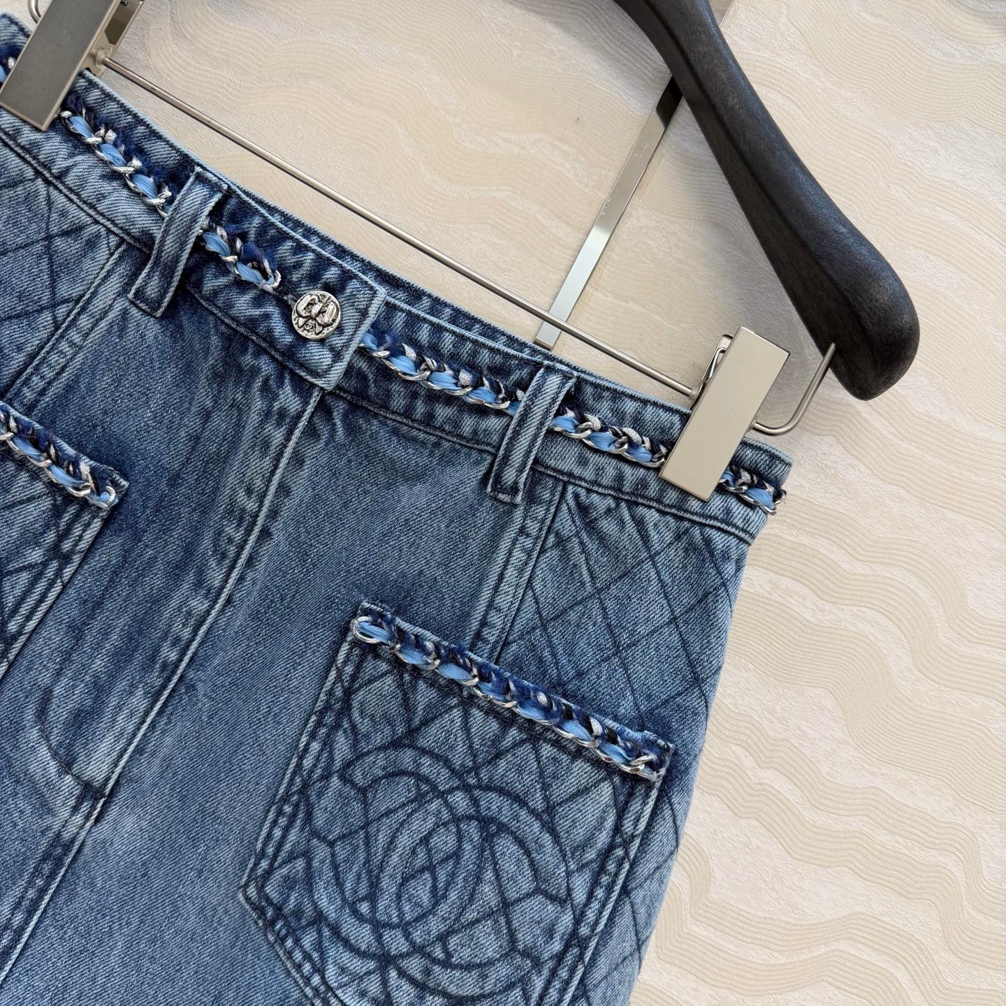 Denim Midi Skirt