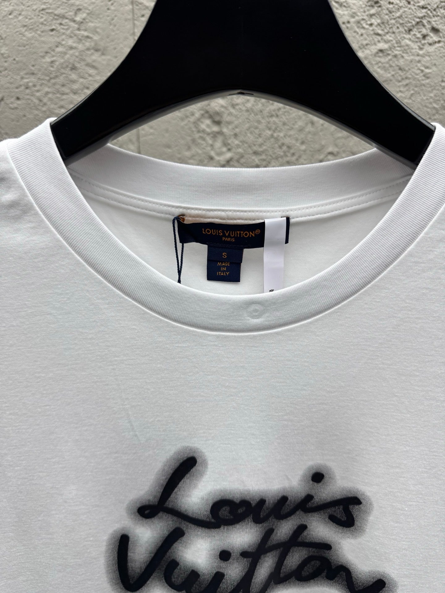 Neon Letter Print Crew Neck Short-Sleeve T-Shirt