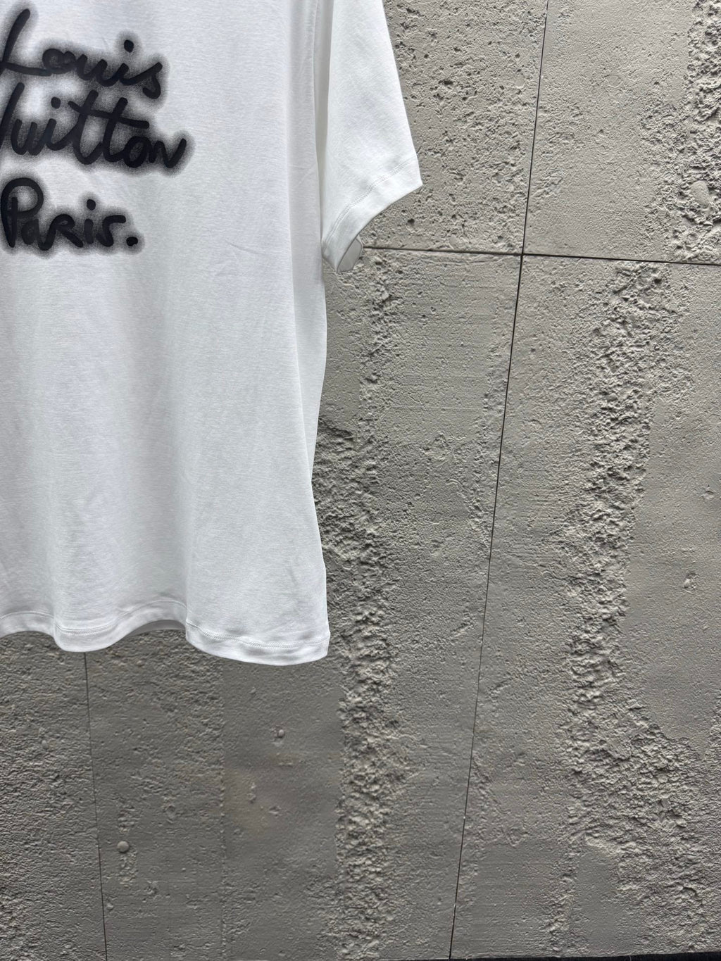 Neon Letter Print Crew Neck Short-Sleeve T-Shirt