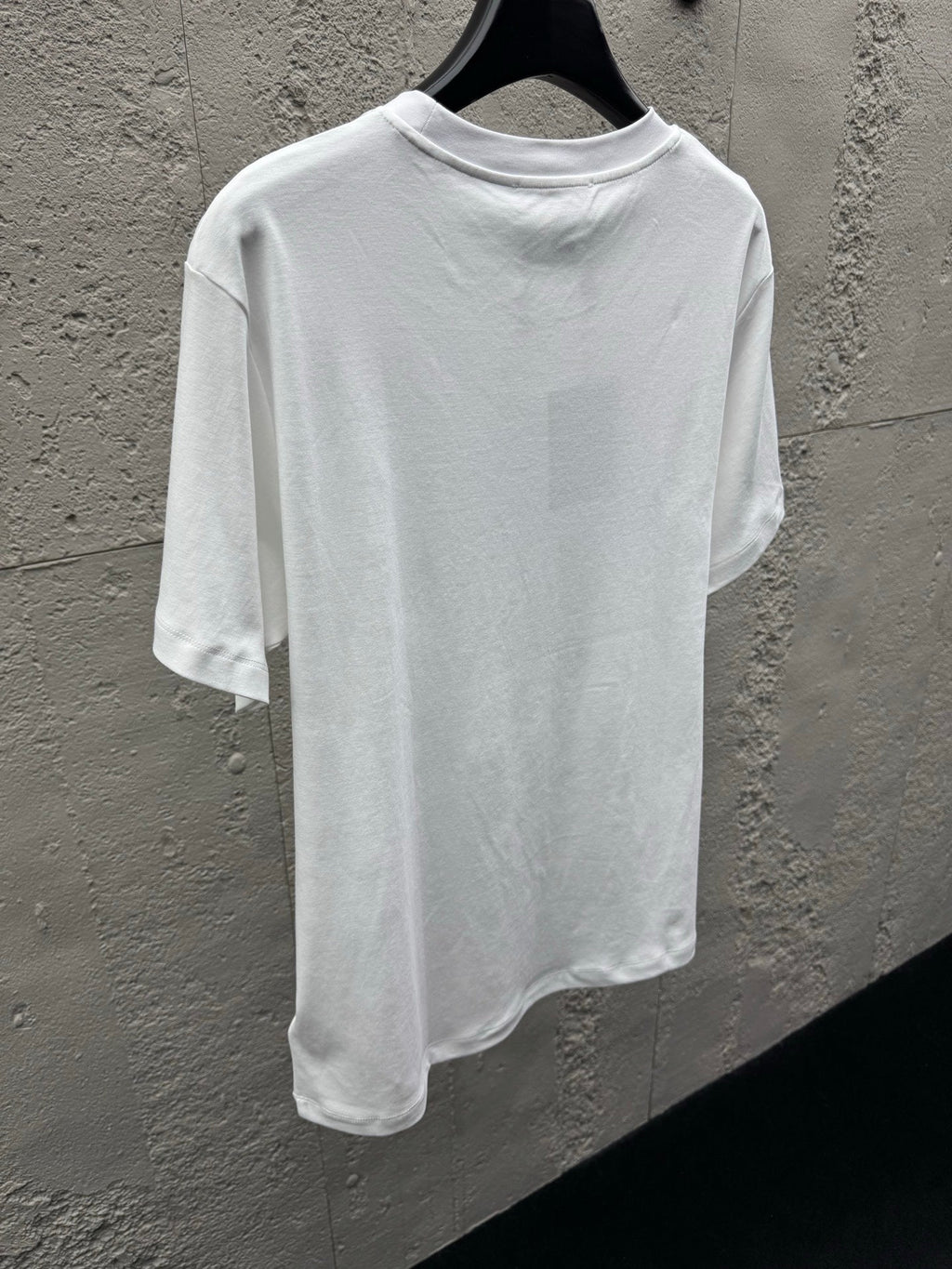Neon Letter Print Crew Neck Short-Sleeve T-Shirt