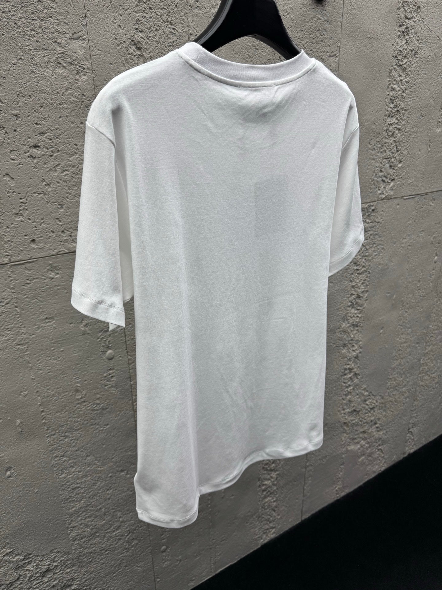 Neon Letter Print Crew Neck Short-Sleeve T-Shirt