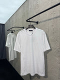 Embroidered Crew Neck Short-Sleeve T-Shirt