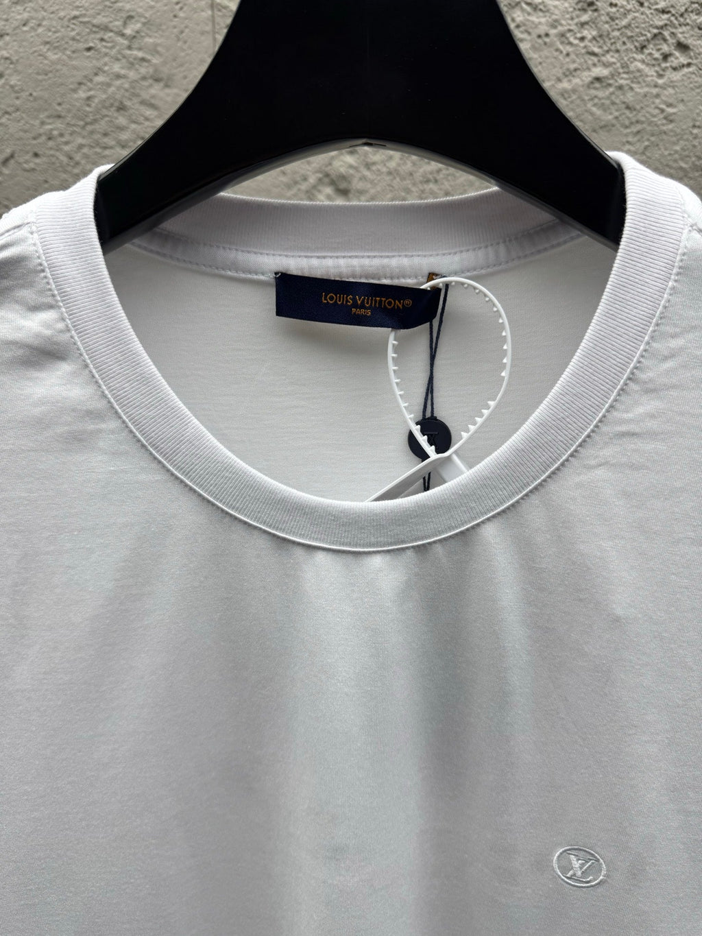 Embroidered Crew Neck Short-Sleeve T-Shirt