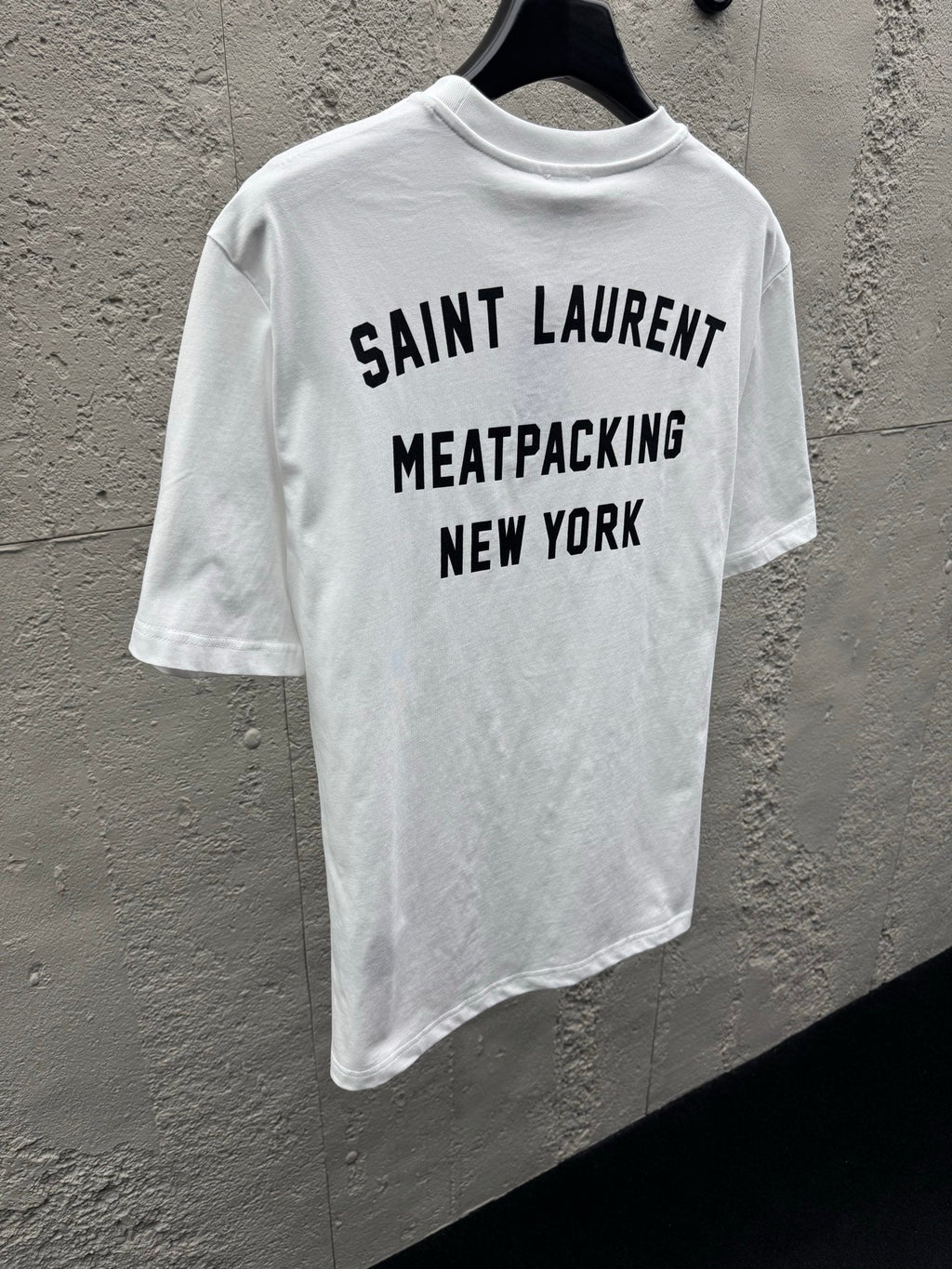 New York Print Crew Neck Short-Sleeve T-Shirt with Back