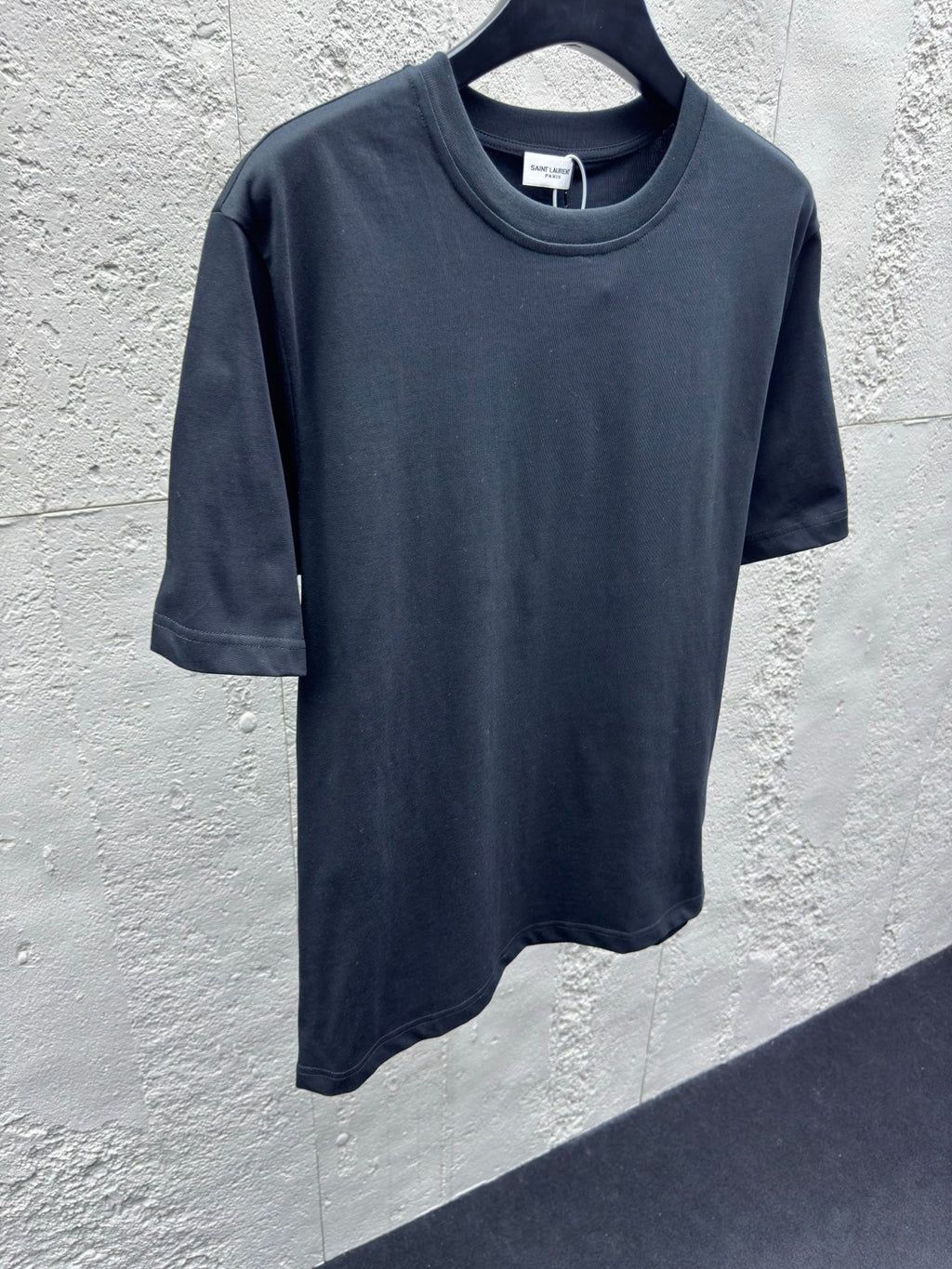 New York Print Crew Neck Short-Sleeve T-Shirt with Back
