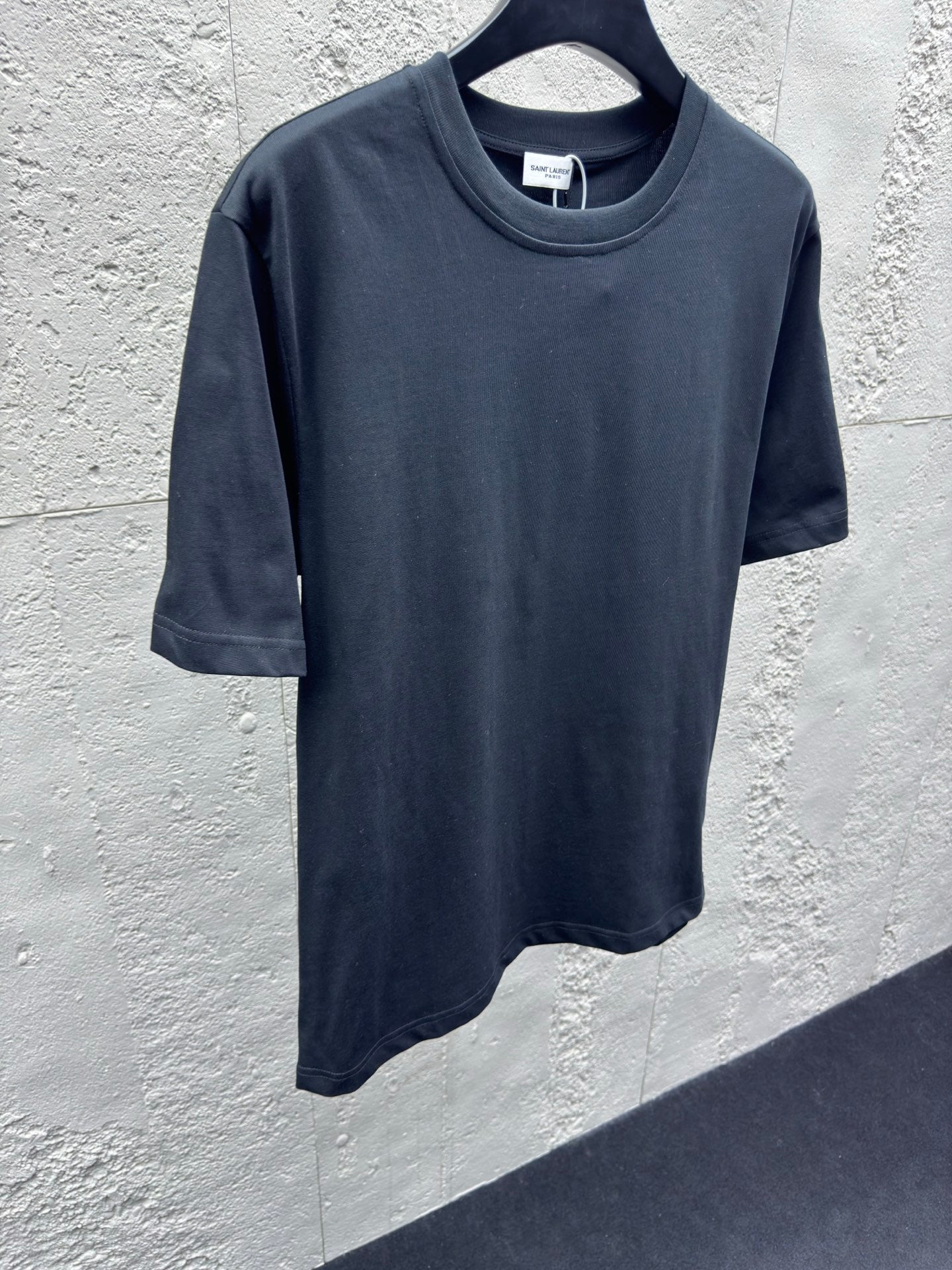 New York Print Crew Neck Short-Sleeve T-Shirt with Back