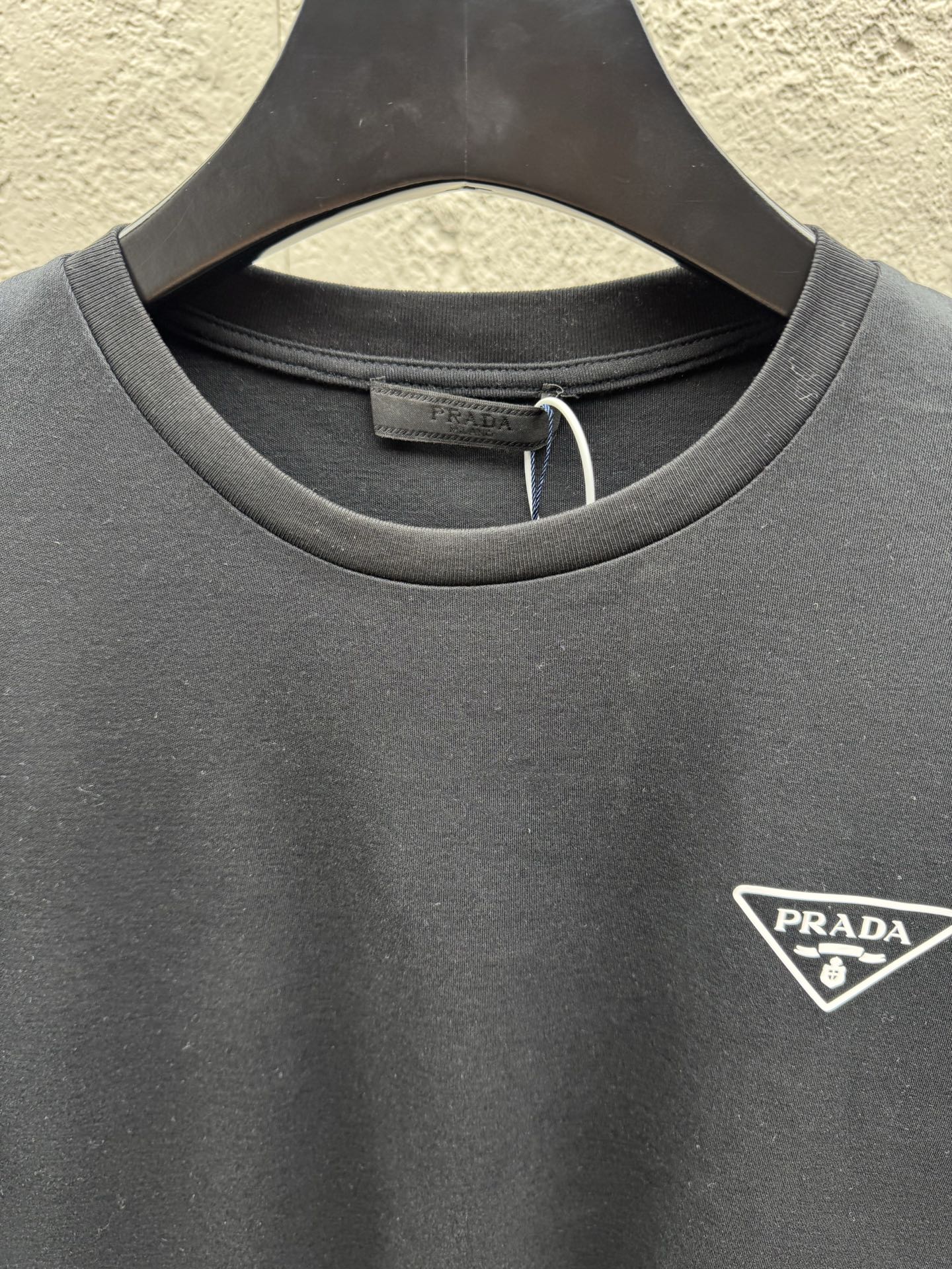 Printed crew neck short-sleeved top