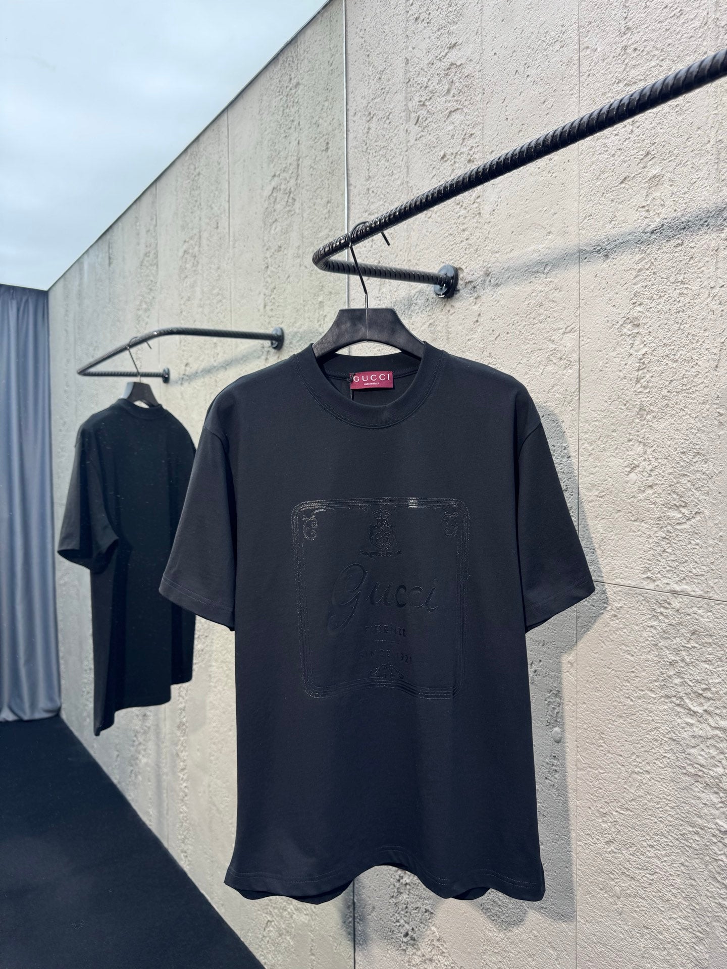 Plastisol Printed Crew Neck Short-Sleeve T-Shirt